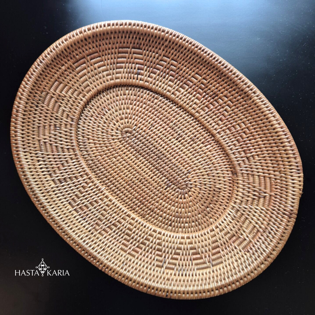 Patterned Atta Plate