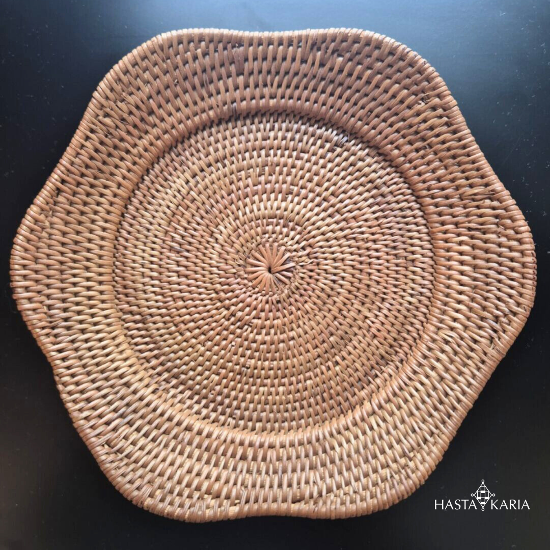 Patterned Atta Plate