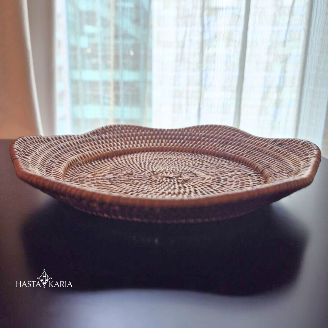 Patterned Atta Plate
