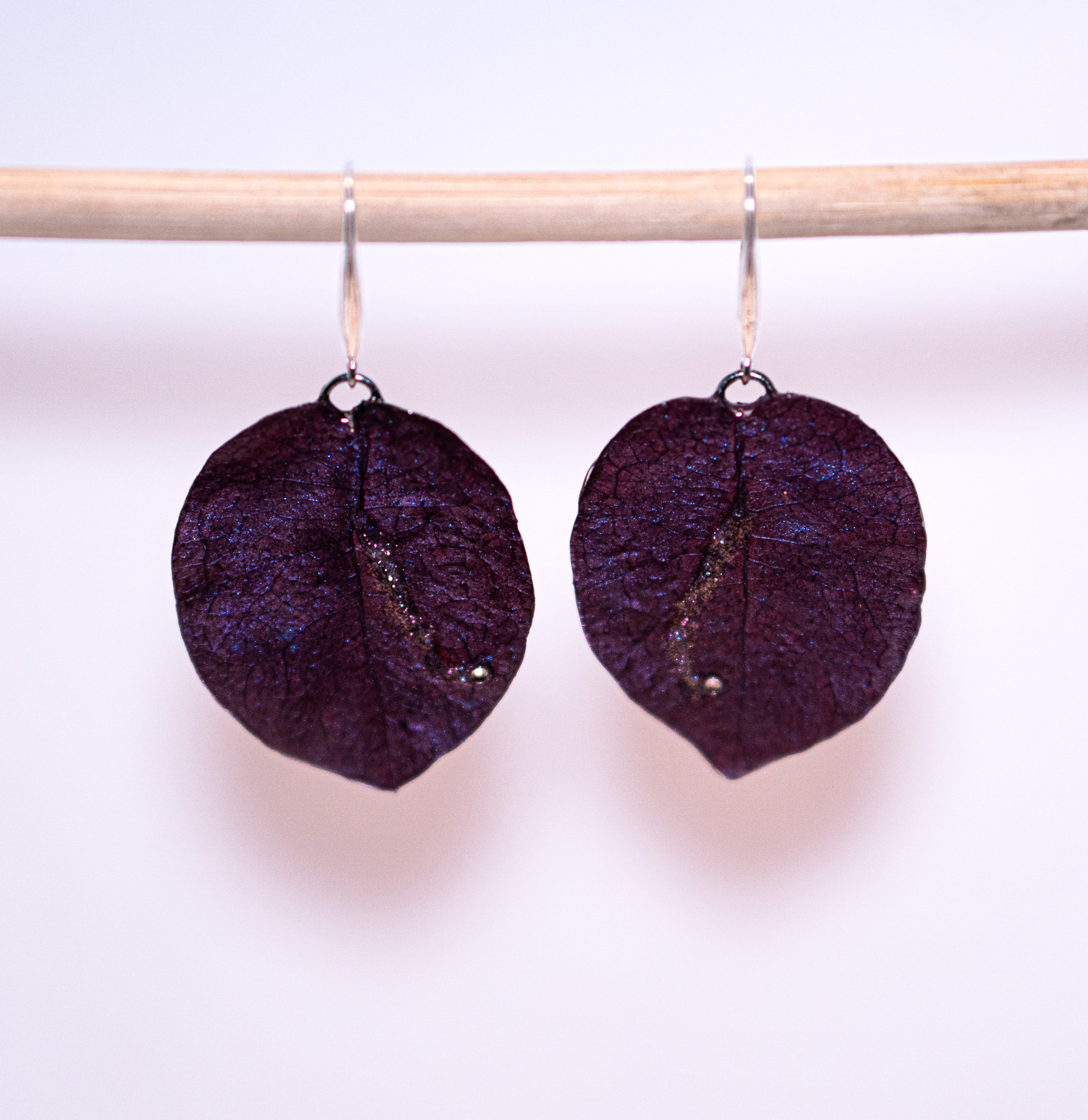 Boucles d'oreilles en résine