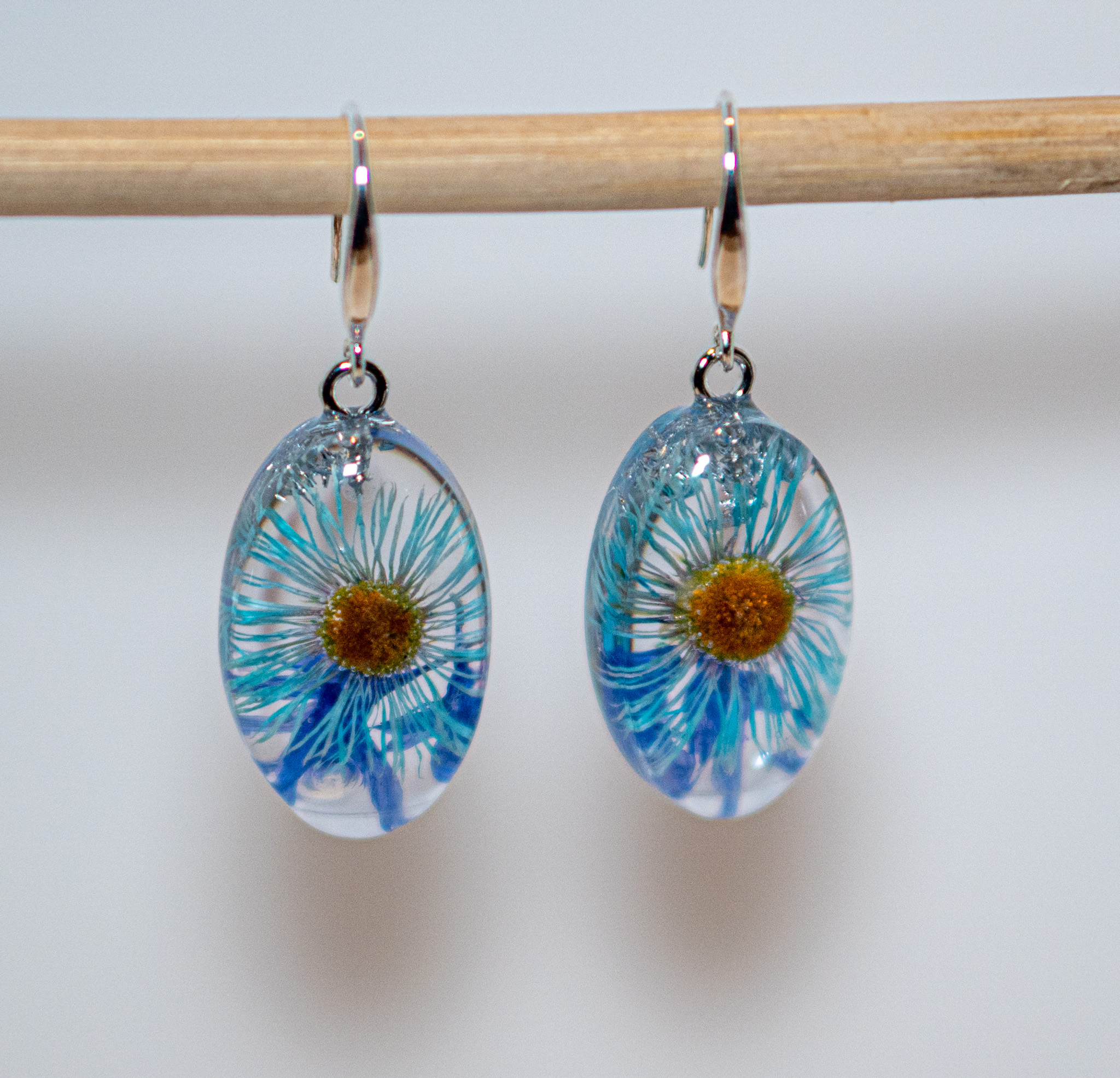 Boucles d'oreilles en résine