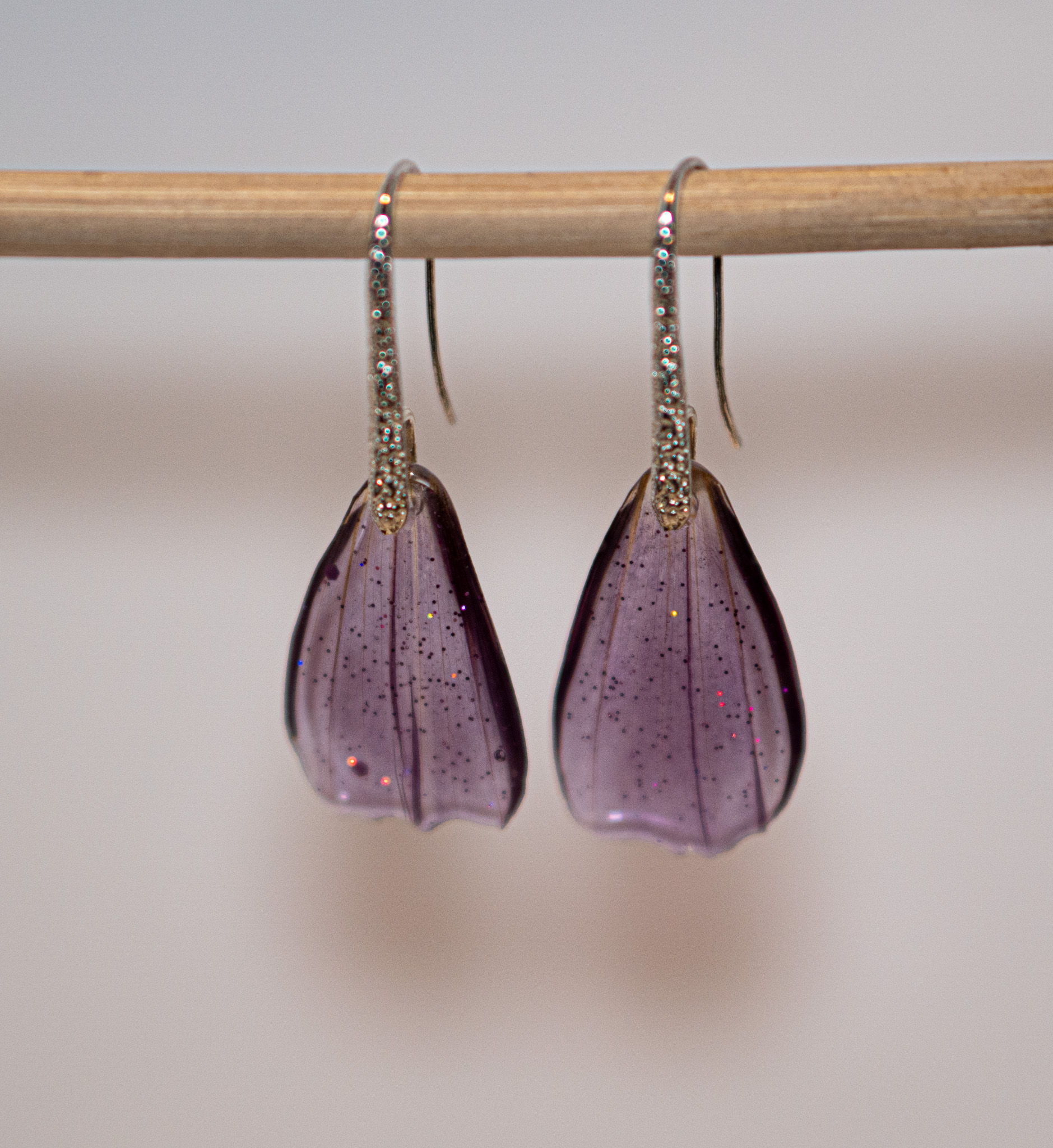 Boucles d'oreilles en résine