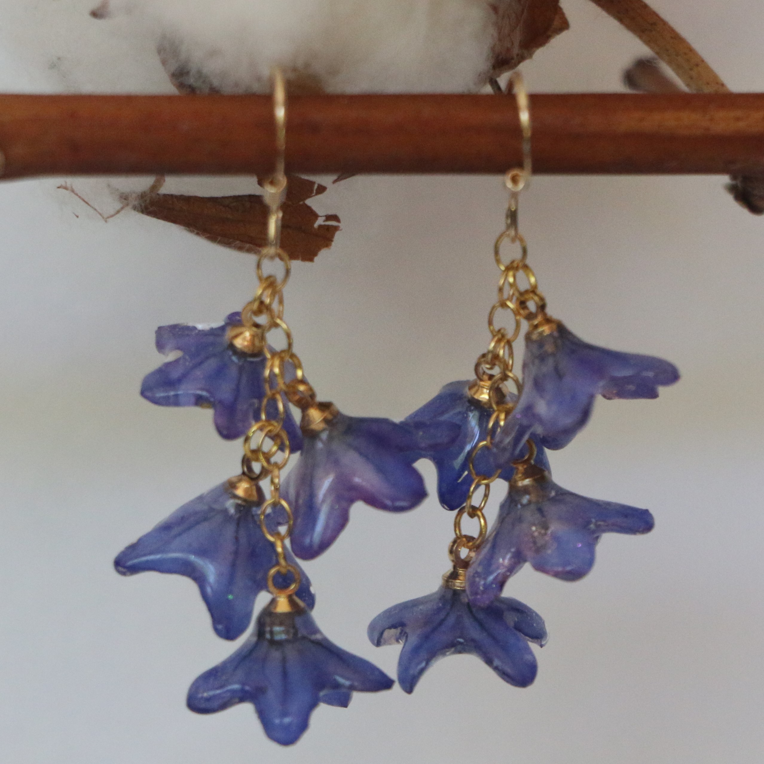 Boucle d'oreille en Lithodora