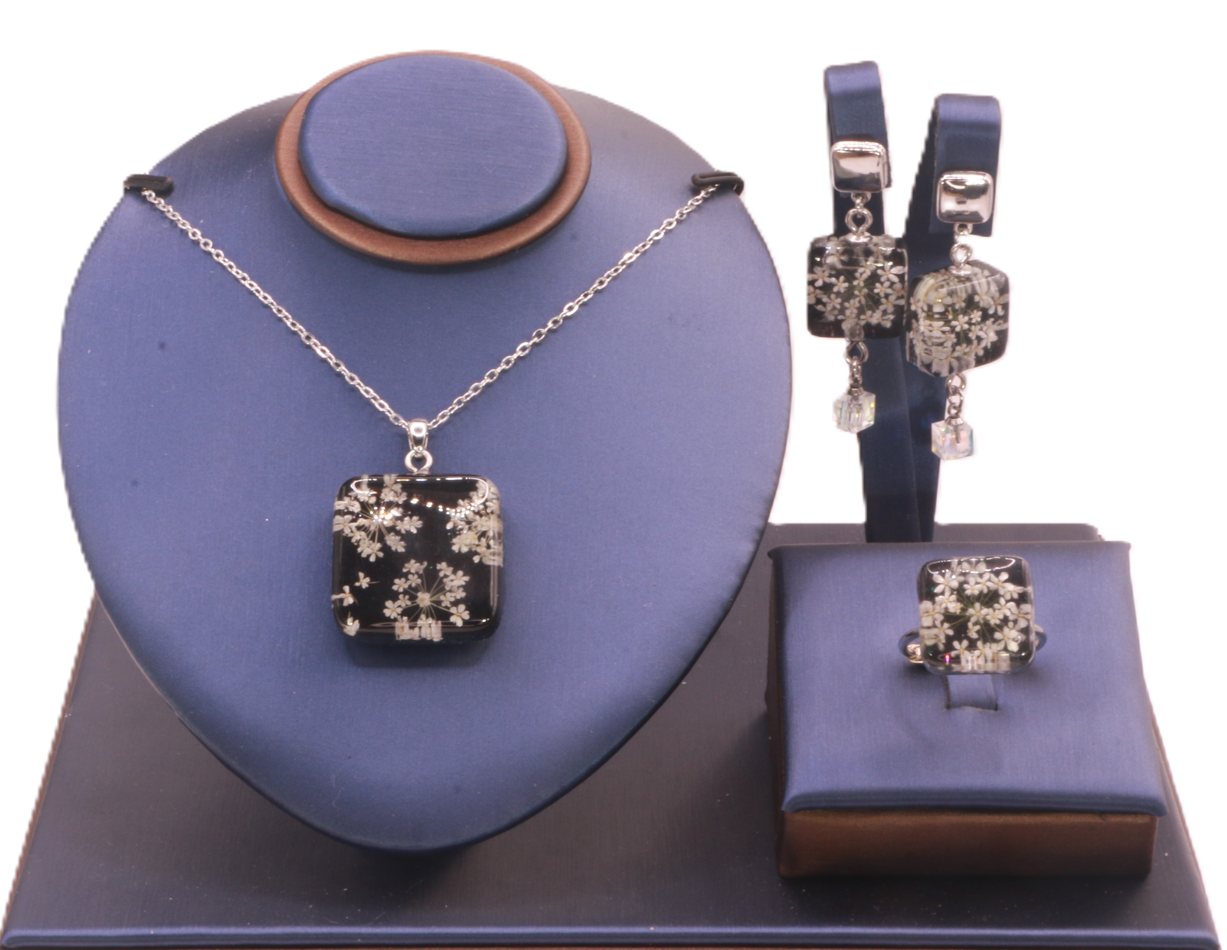 Parure 3 Pièces en Carotte Sauvage