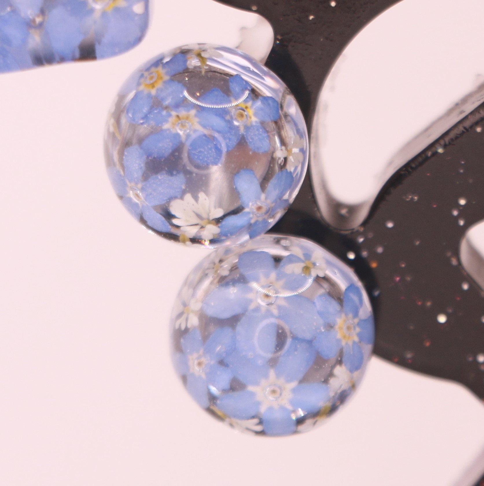 Boucles d'oreilles ''puces''