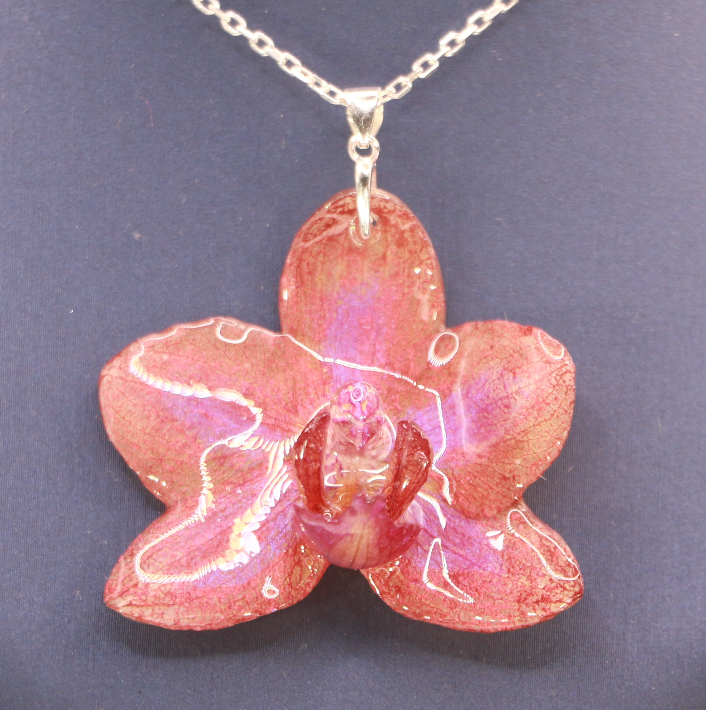 Parure 3 pièces en Orchidée argent 925