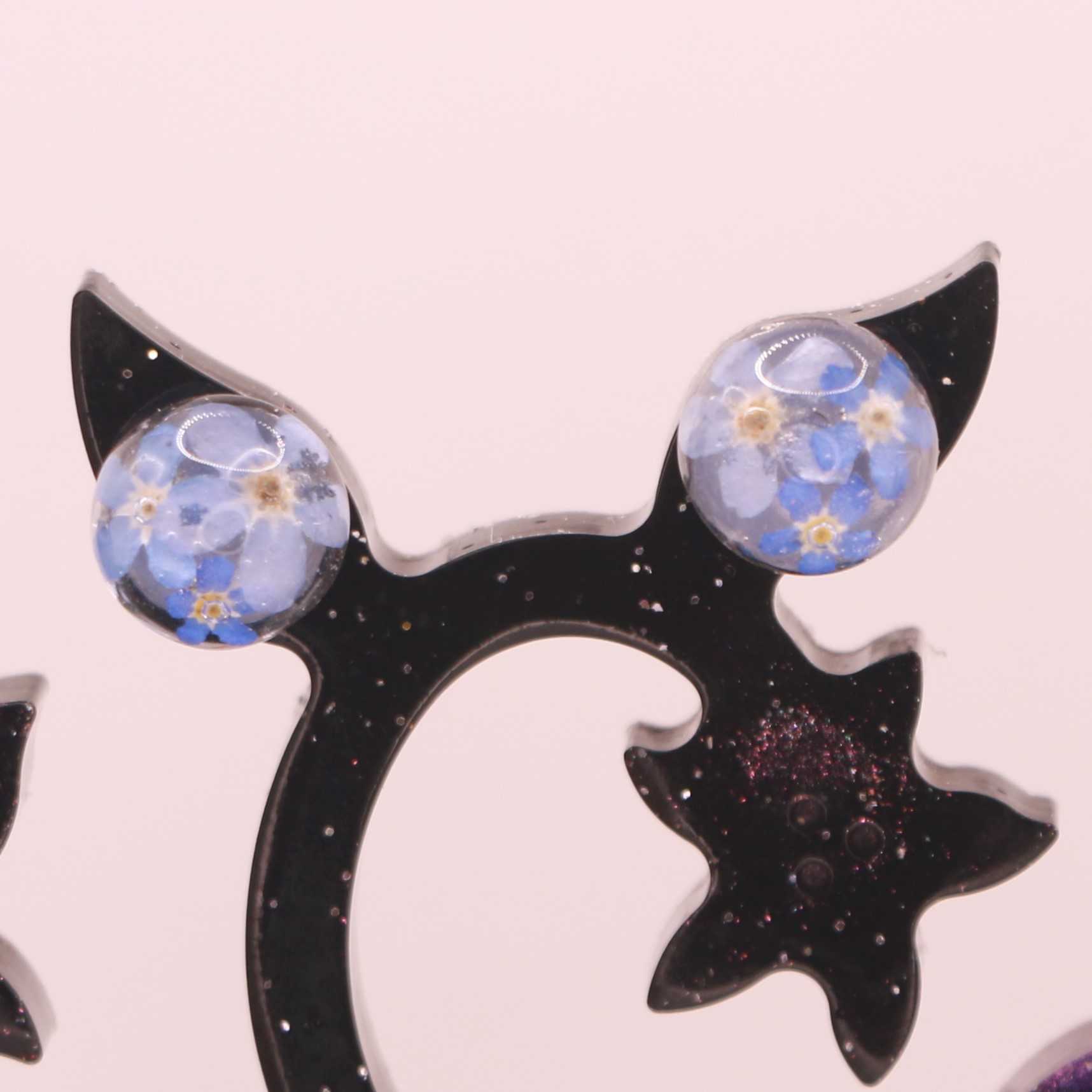 Boucles d'oreilles ''puces''