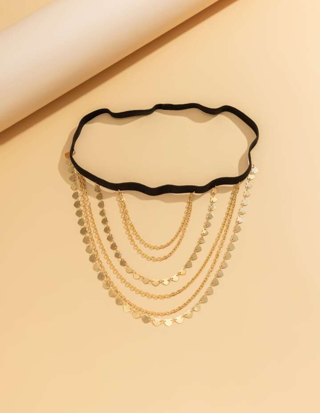 chaîne de cuisse couleur "or"