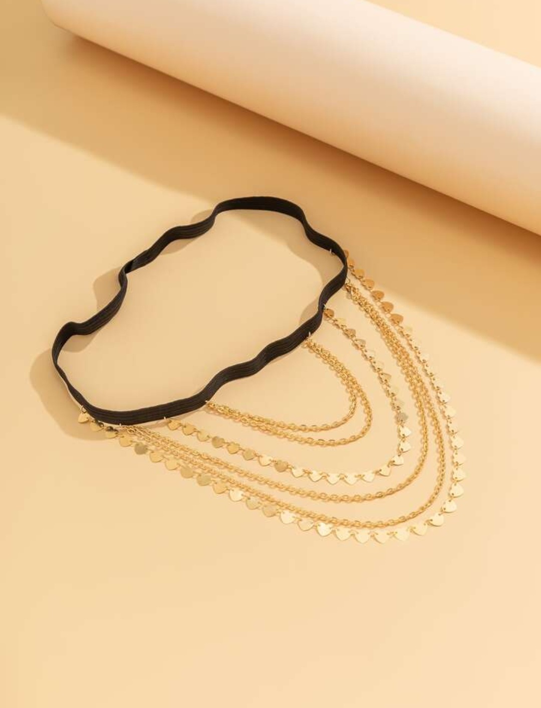 chaîne de cuisse couleur "or"