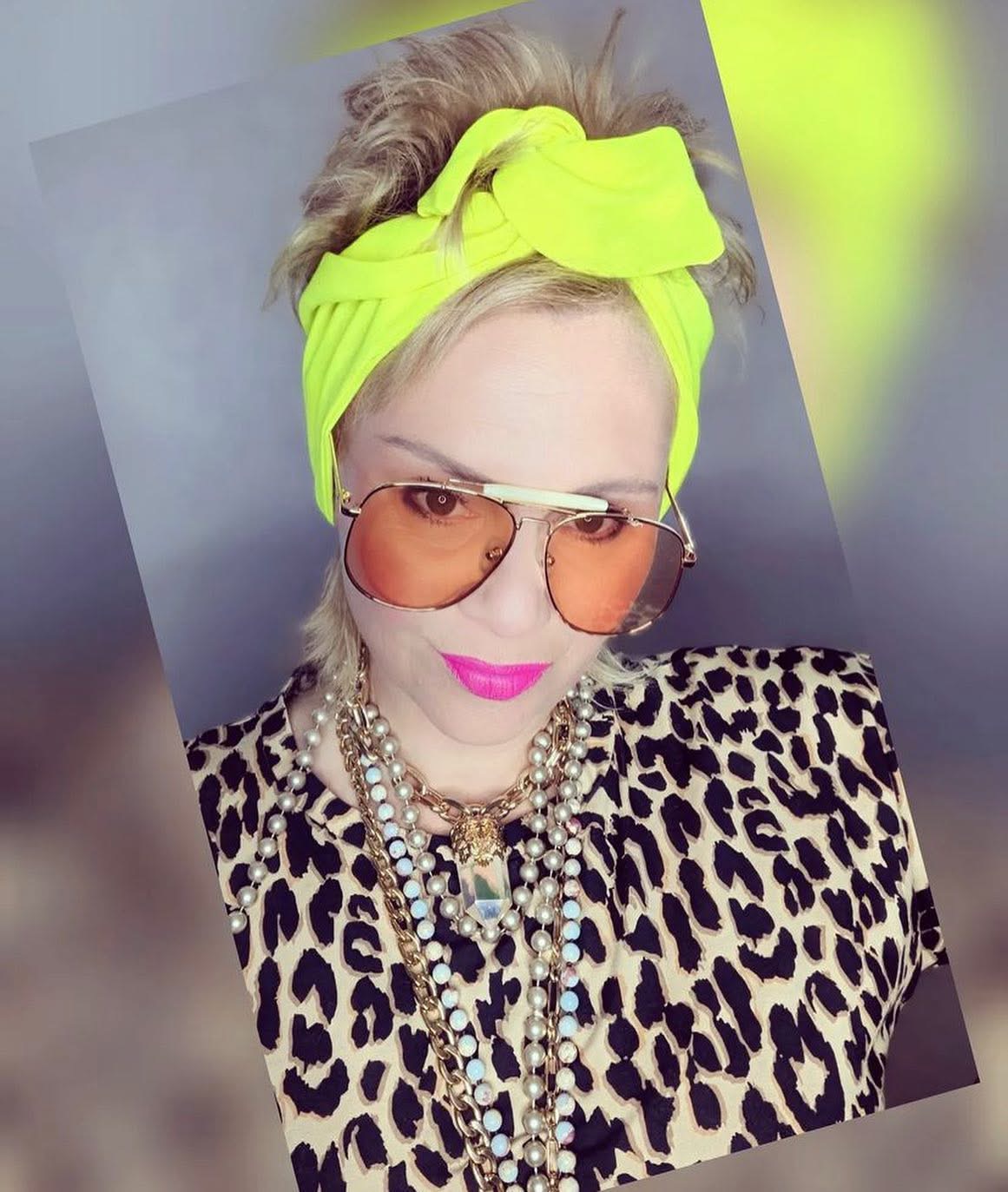 BEBOP BOUTIQUE NEON YELLOW WIRED HEADBAND
