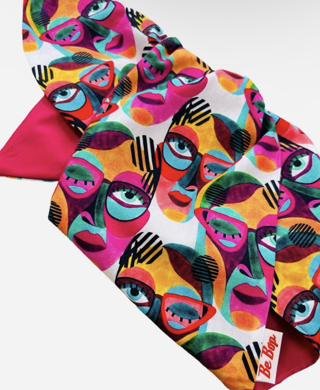 BEBOP BOUTIQUE ABSTRACT NEON WIRED HEADBAND