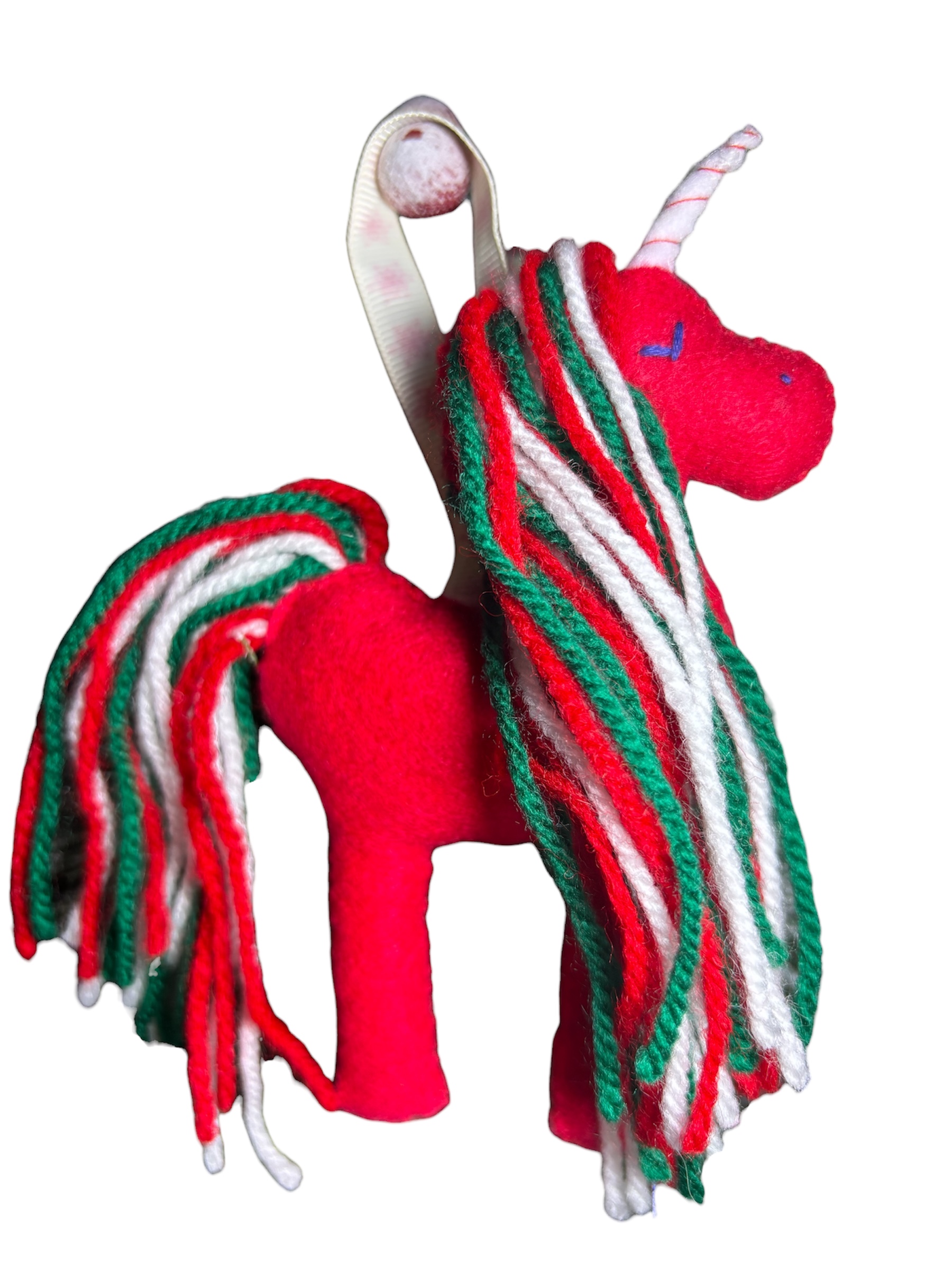 Handmade Large felt Unicorn Christmas decoration
