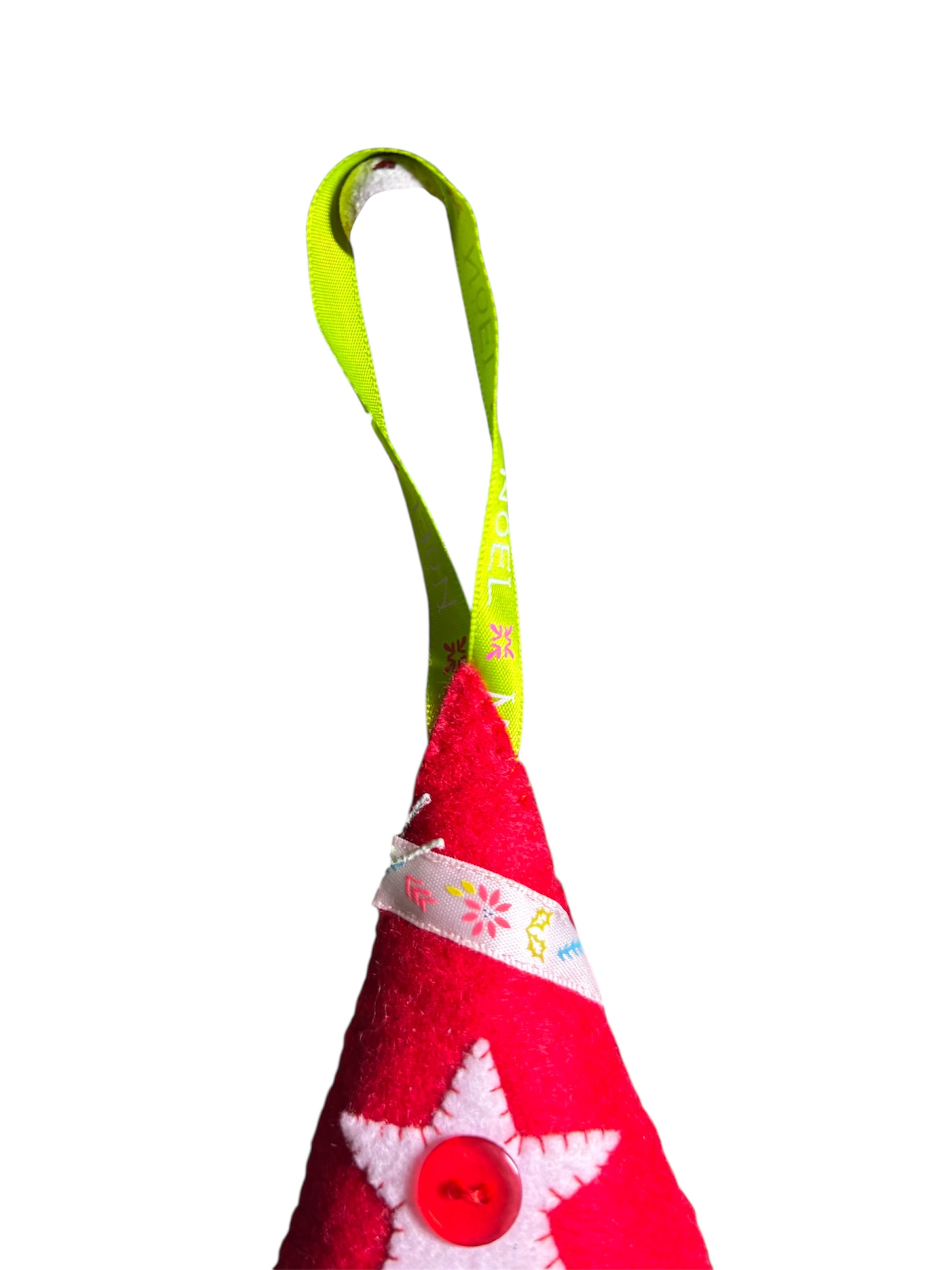 Handmade felt christmas tree hanging decoration