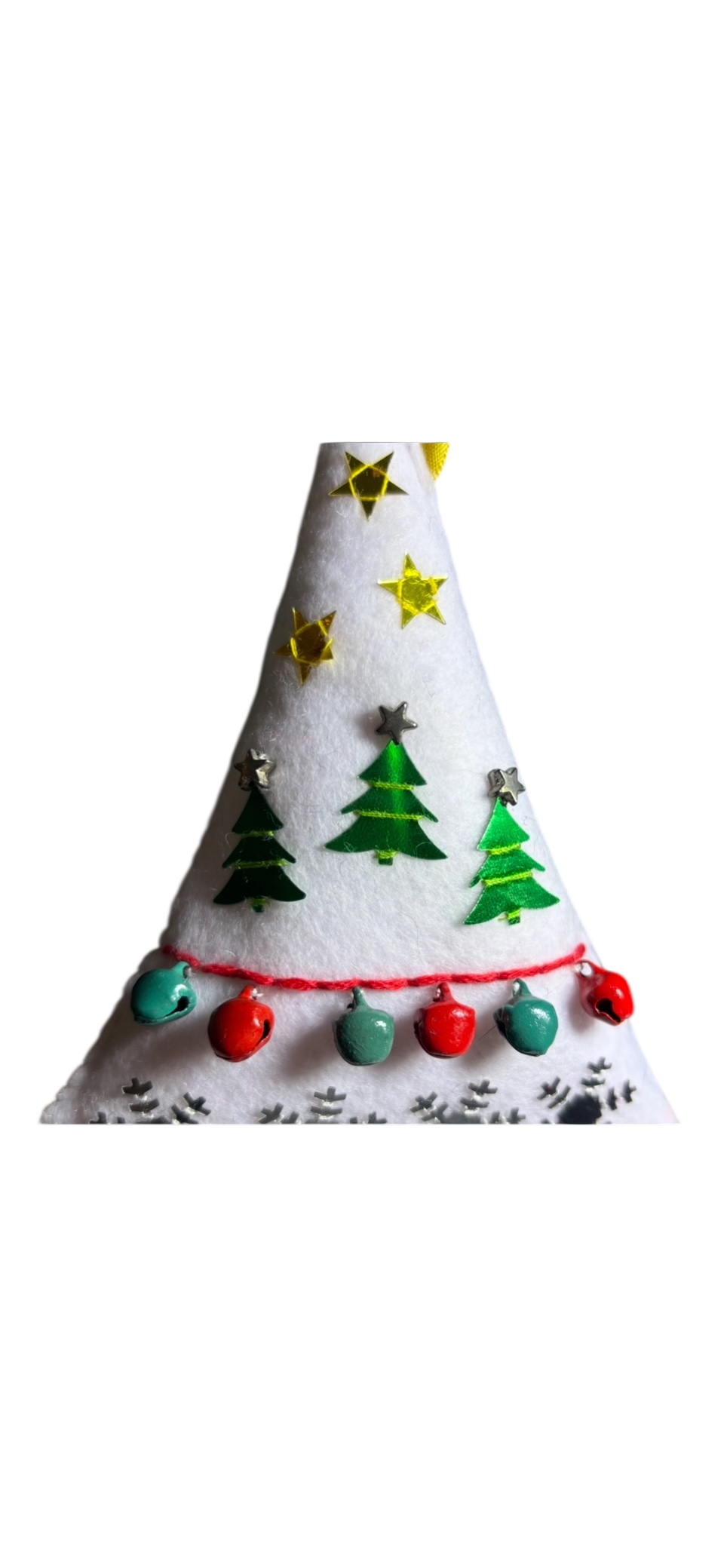 Handmade felt christmas tree hanging decoration