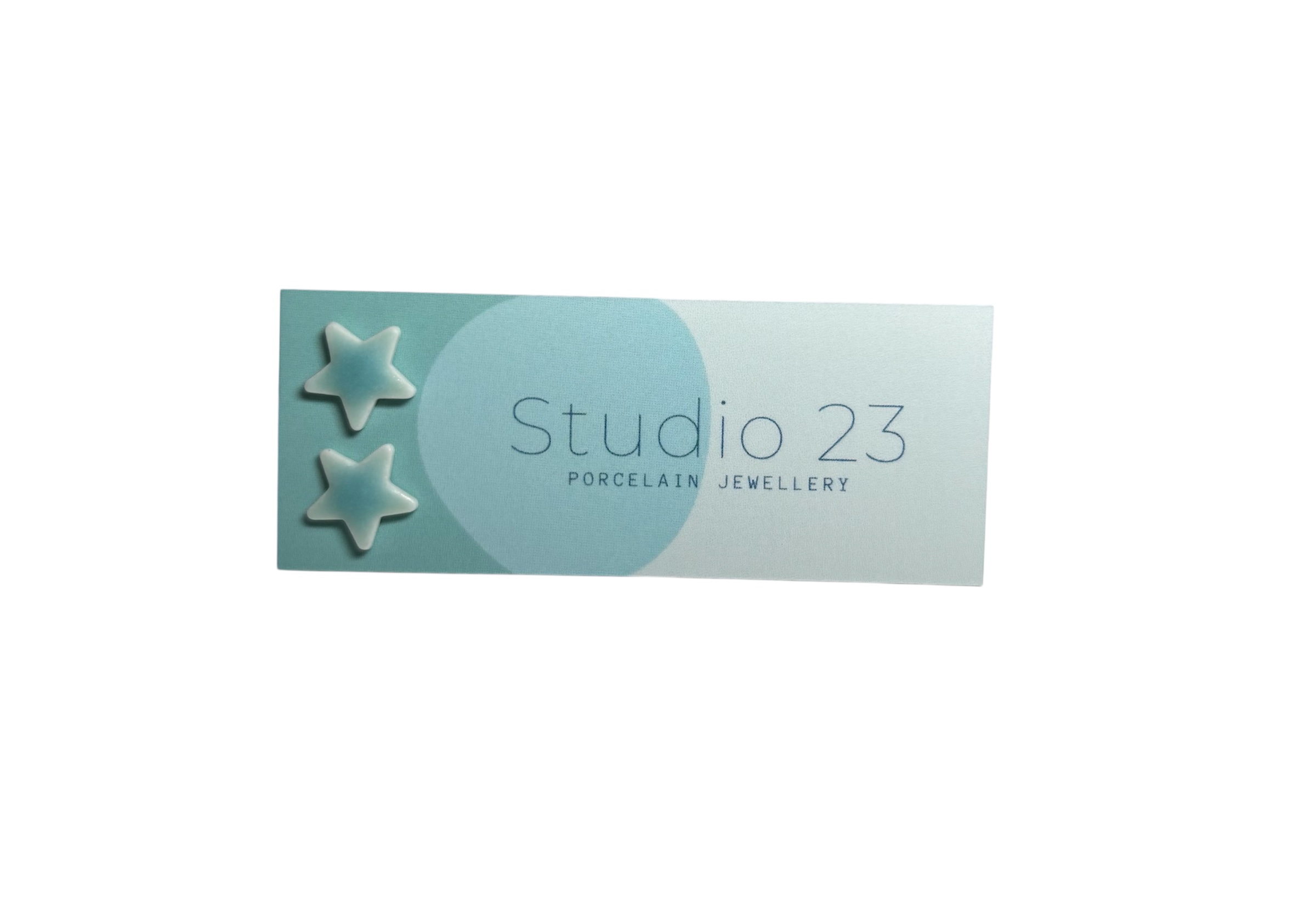 Studio 23 - Star stud earrings - Turquoise