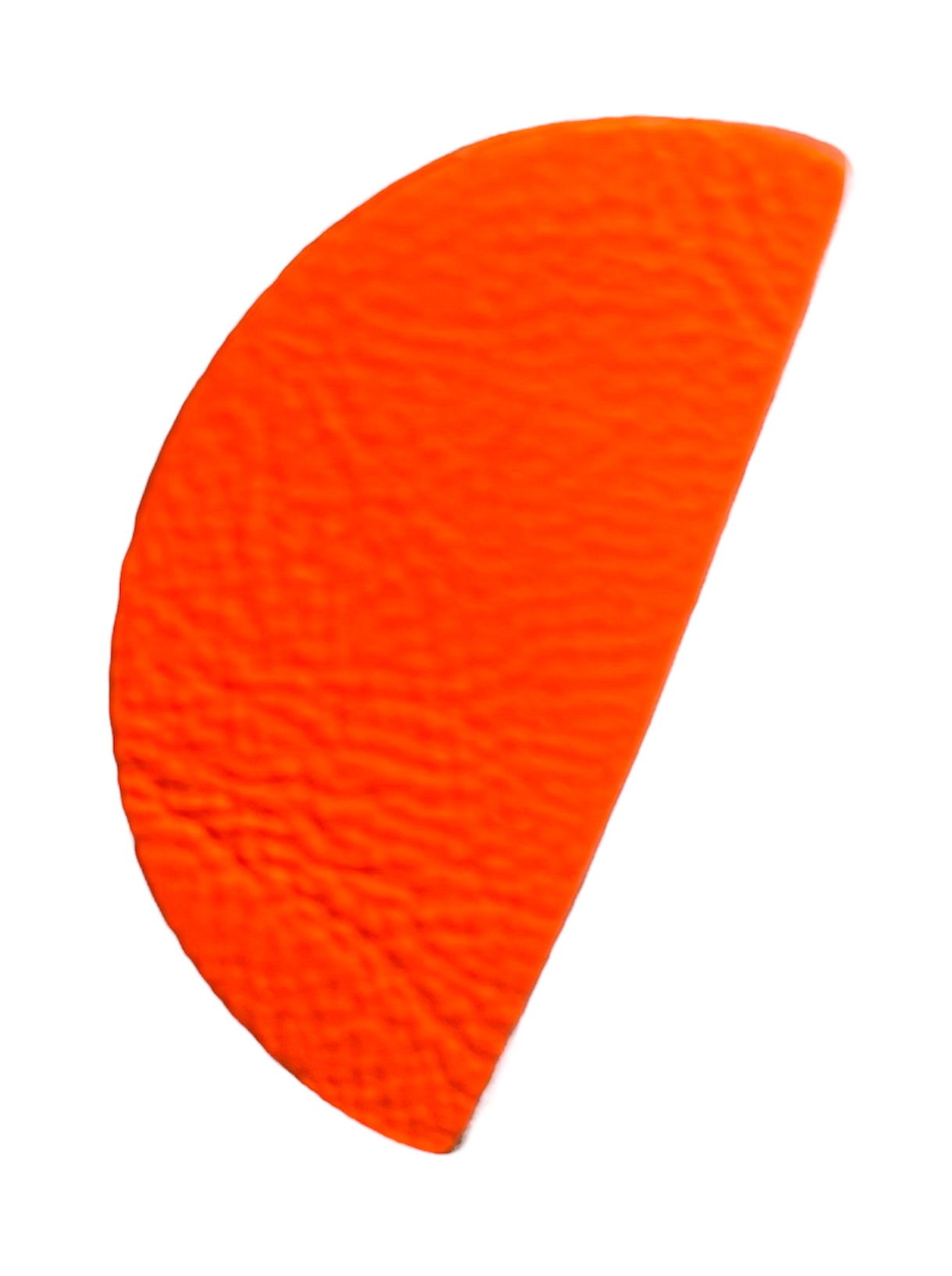 SEMI CIRCLE STUDS - NEON ORANGE