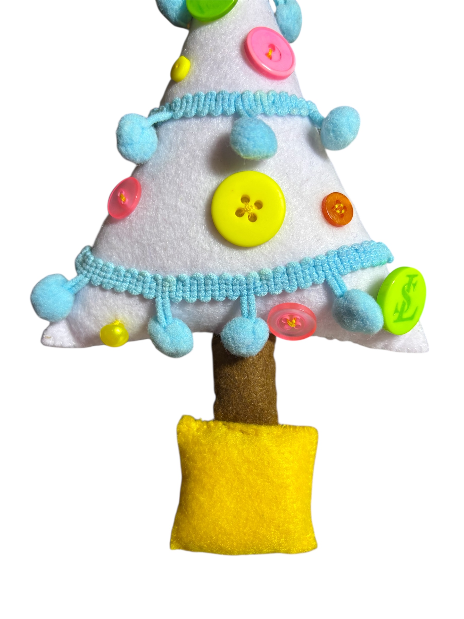 Handmade felt christmas tree hanging decoration