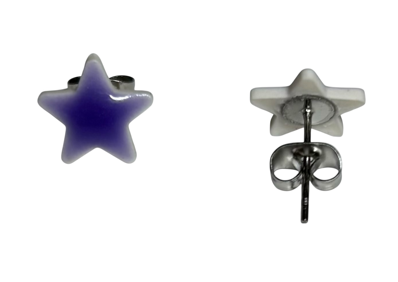 Studio 23 star stud earrings - Lilac