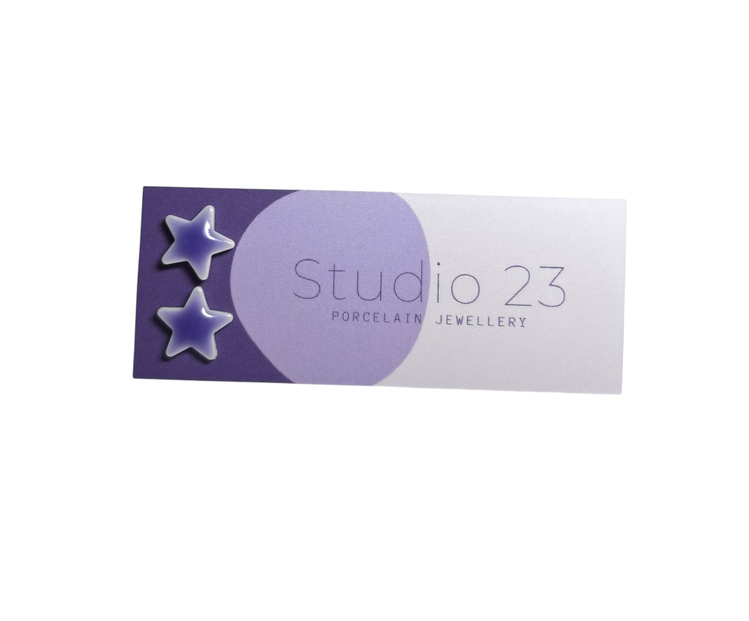 Studio 23 star stud earrings - Lilac