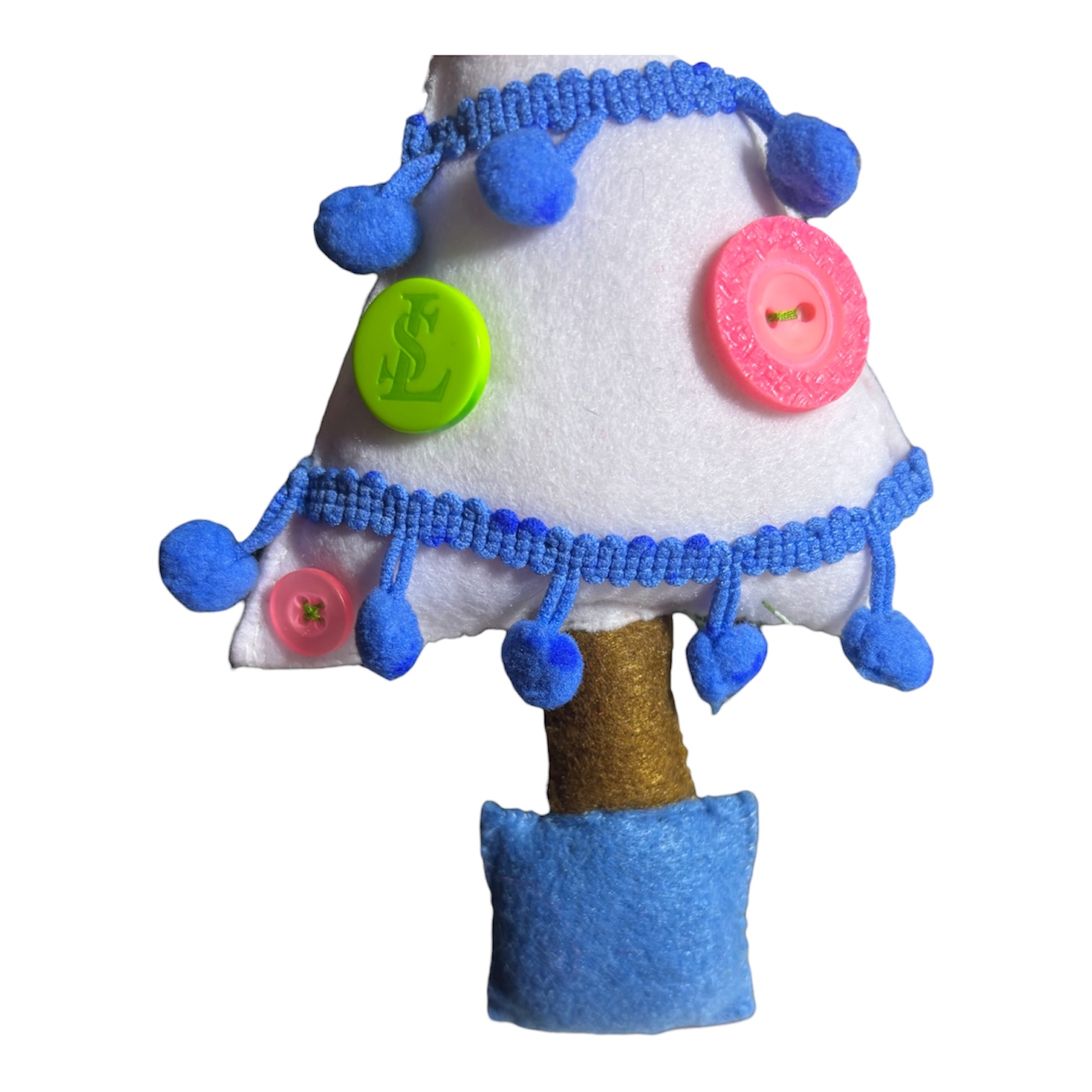 Handmade felt christmas tree hanging decoration