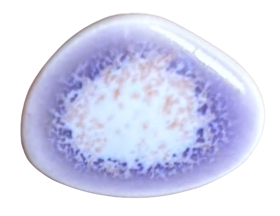 Stud Pebble Earring Pair-Lilac