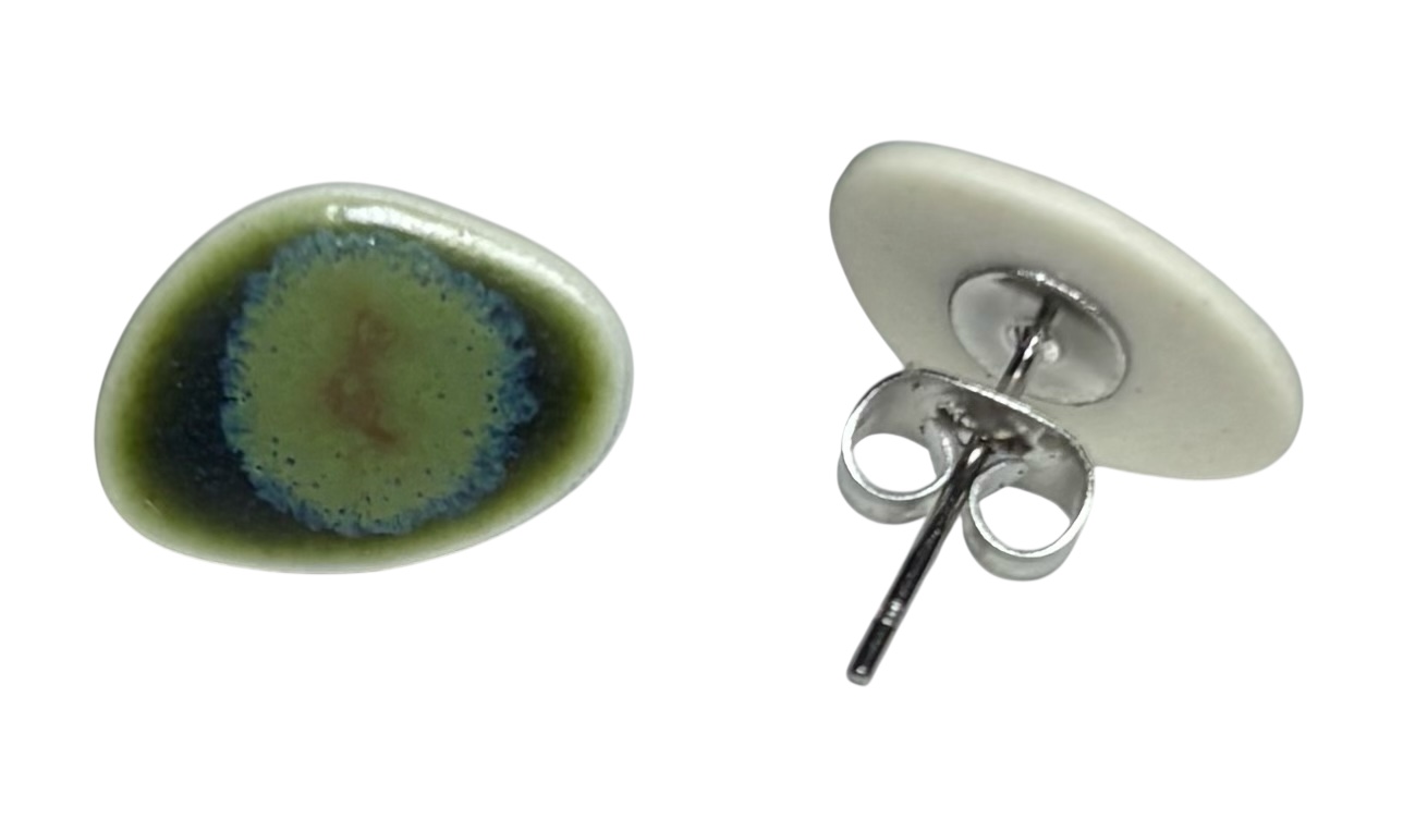 Stud Pebble Earring Pair-Ivy