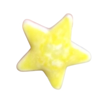 Studio 23 Star stud earrings - Lemon
