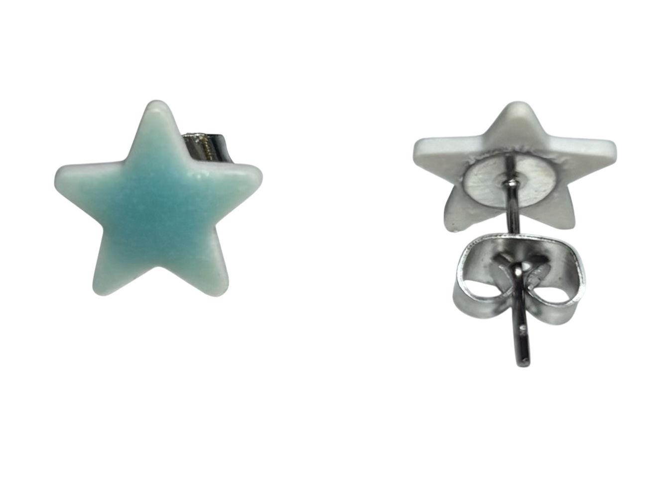 Studio 23 - Star stud earrings - Turquoise