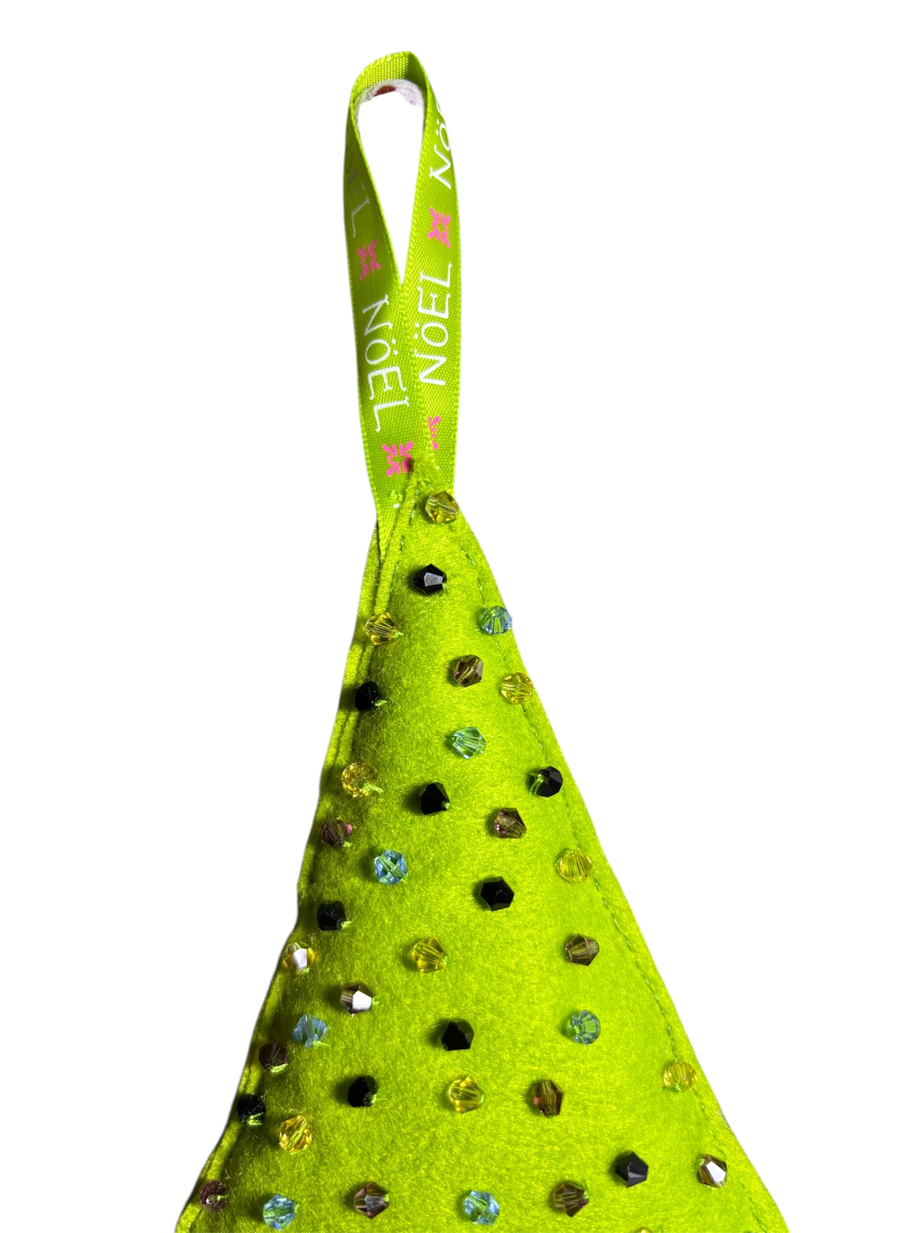 Handmade felt christmas tree hanging decoration