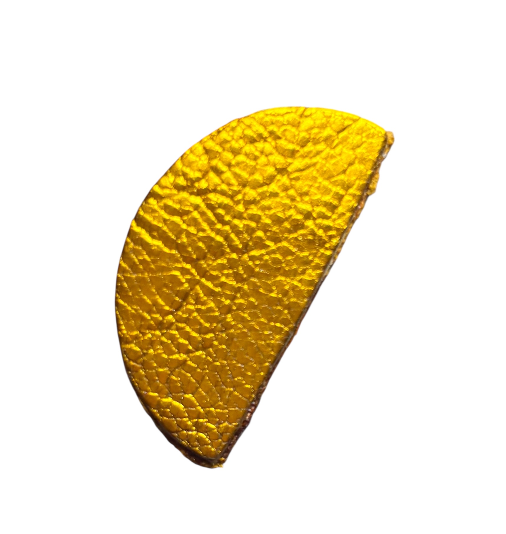 SEMI CIRCLE STUDS - METALLIC ORANGE