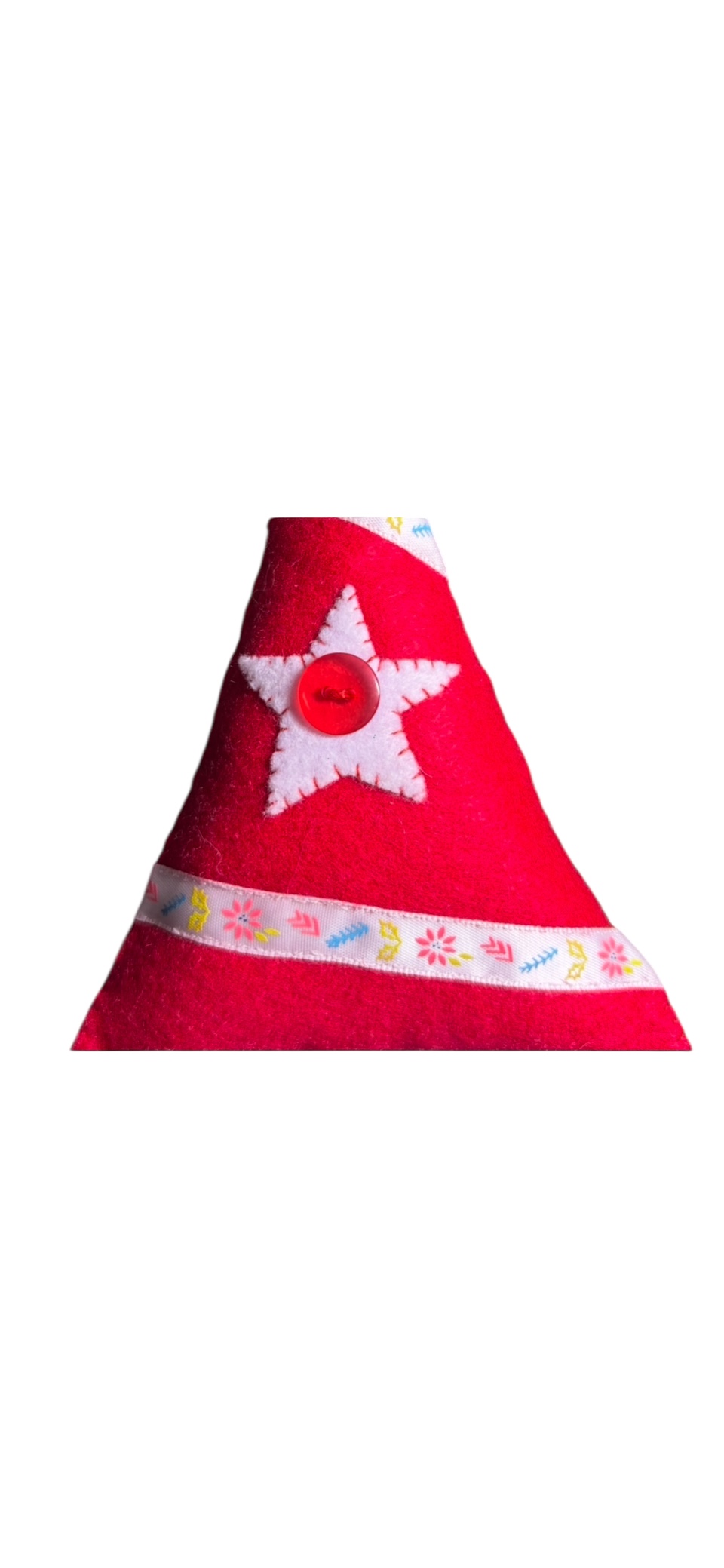 Handmade felt christmas tree hanging decoration