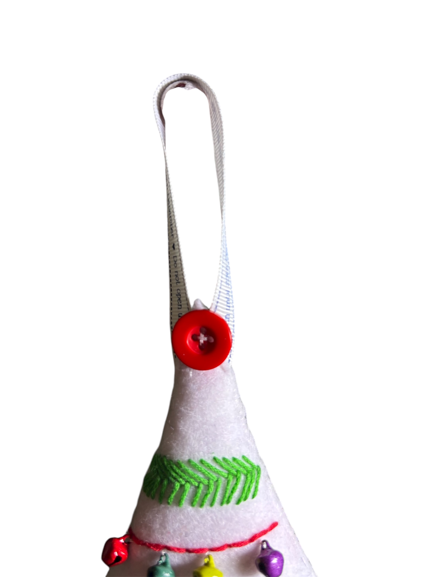 Handmade felt christmas tree hanging decoration