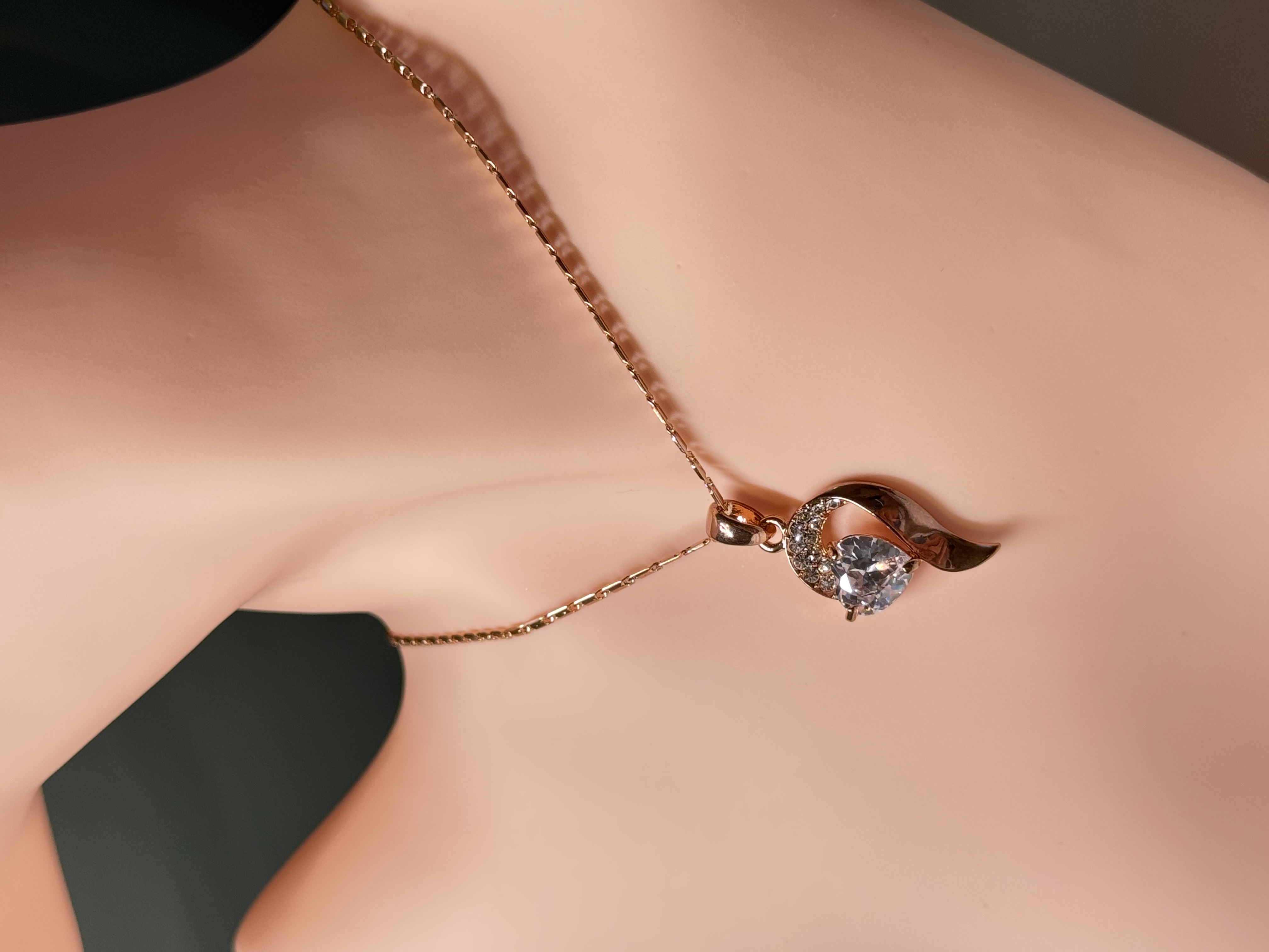 open heart necklace