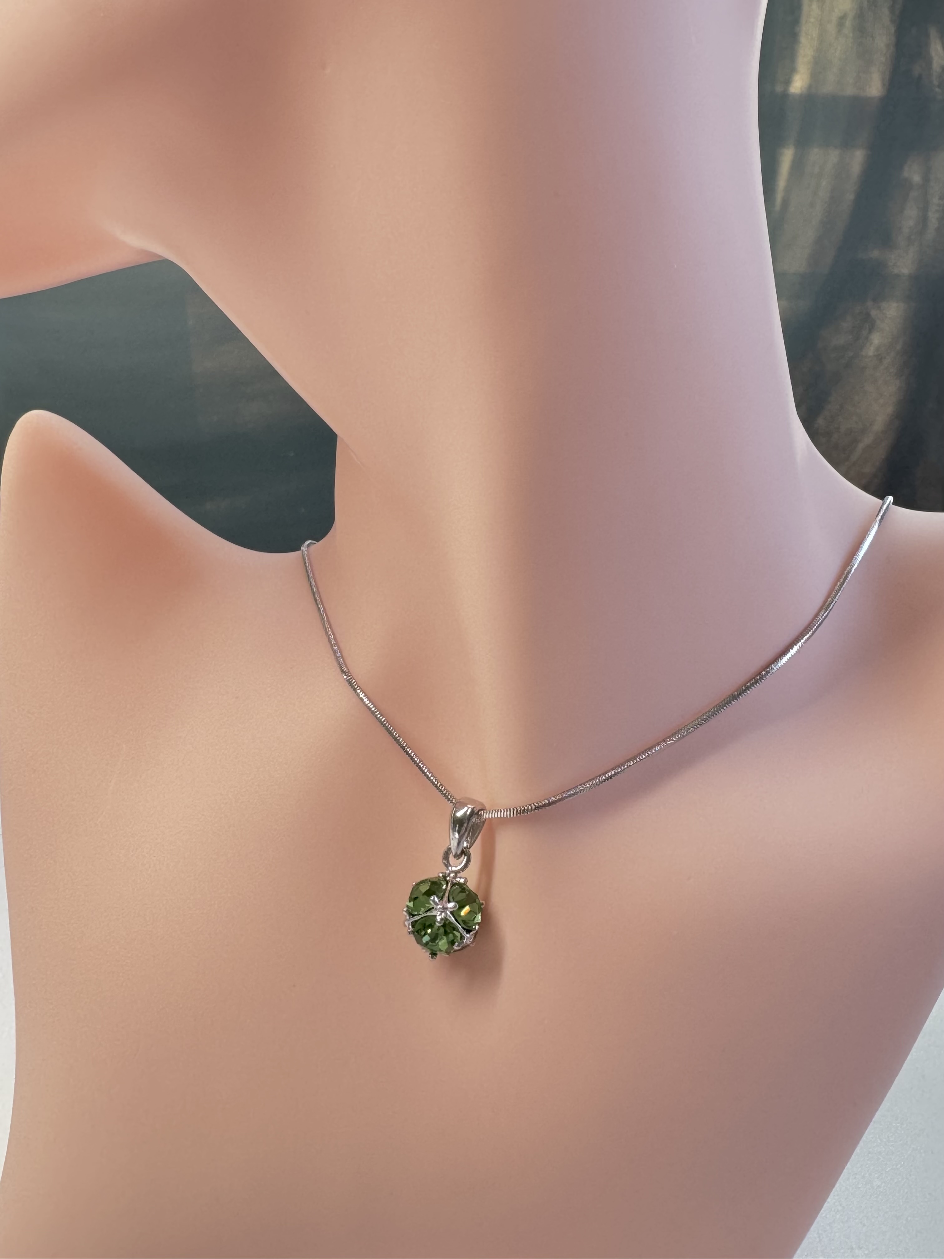 Cubed Gem Necklace