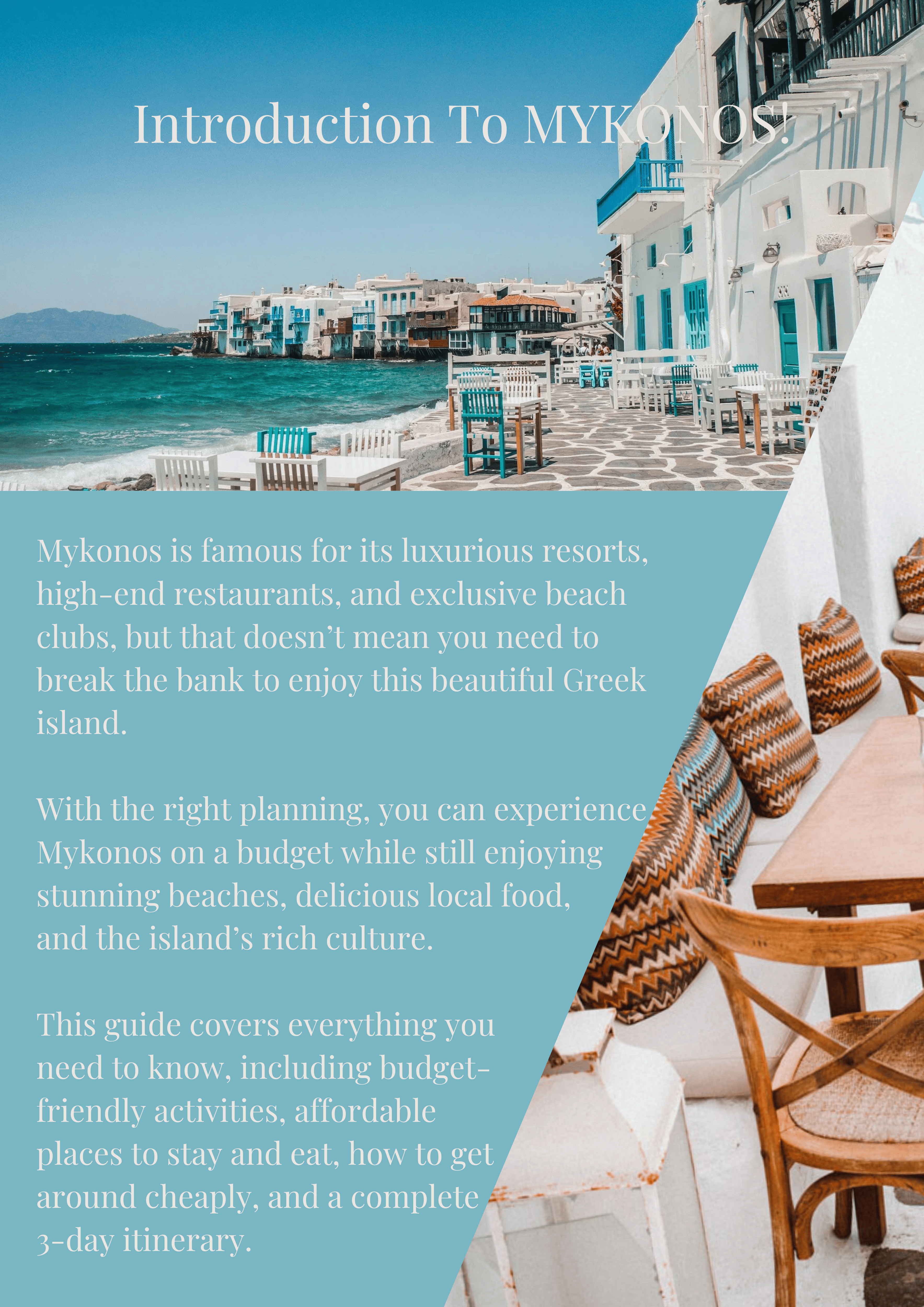 The Ultimate Mykonos Travel Guide Mid Budget