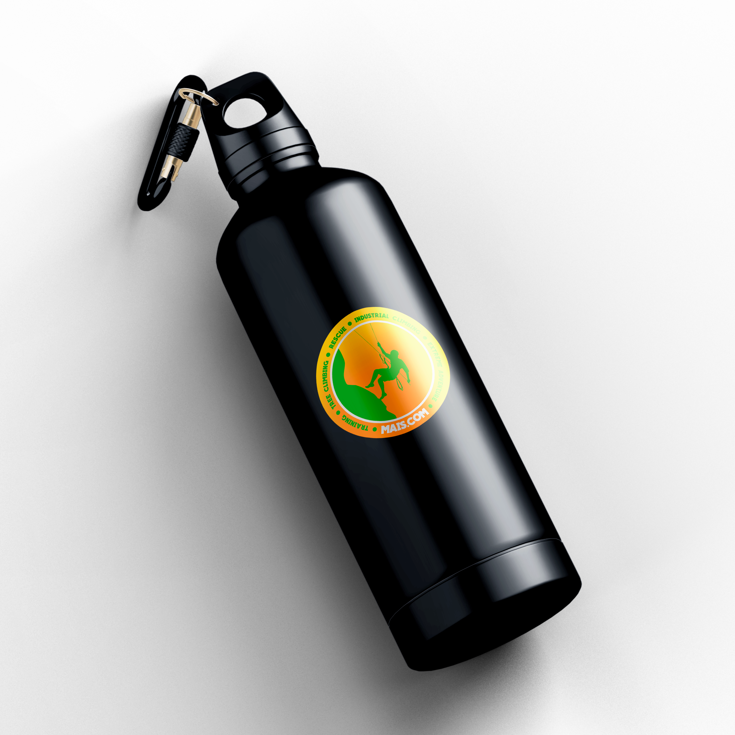 Garrafa de Alumínio com Mosquetão - 750ml - Mais.com