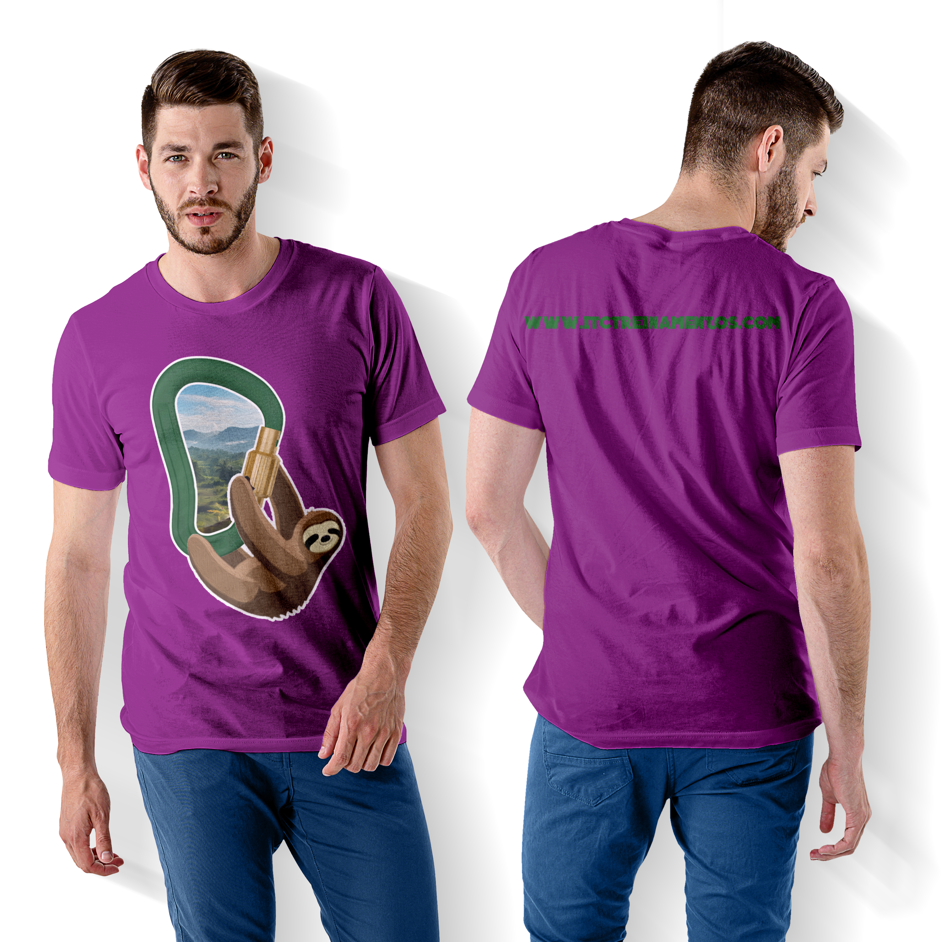 Camiseta Sem Preguiça para Escalar