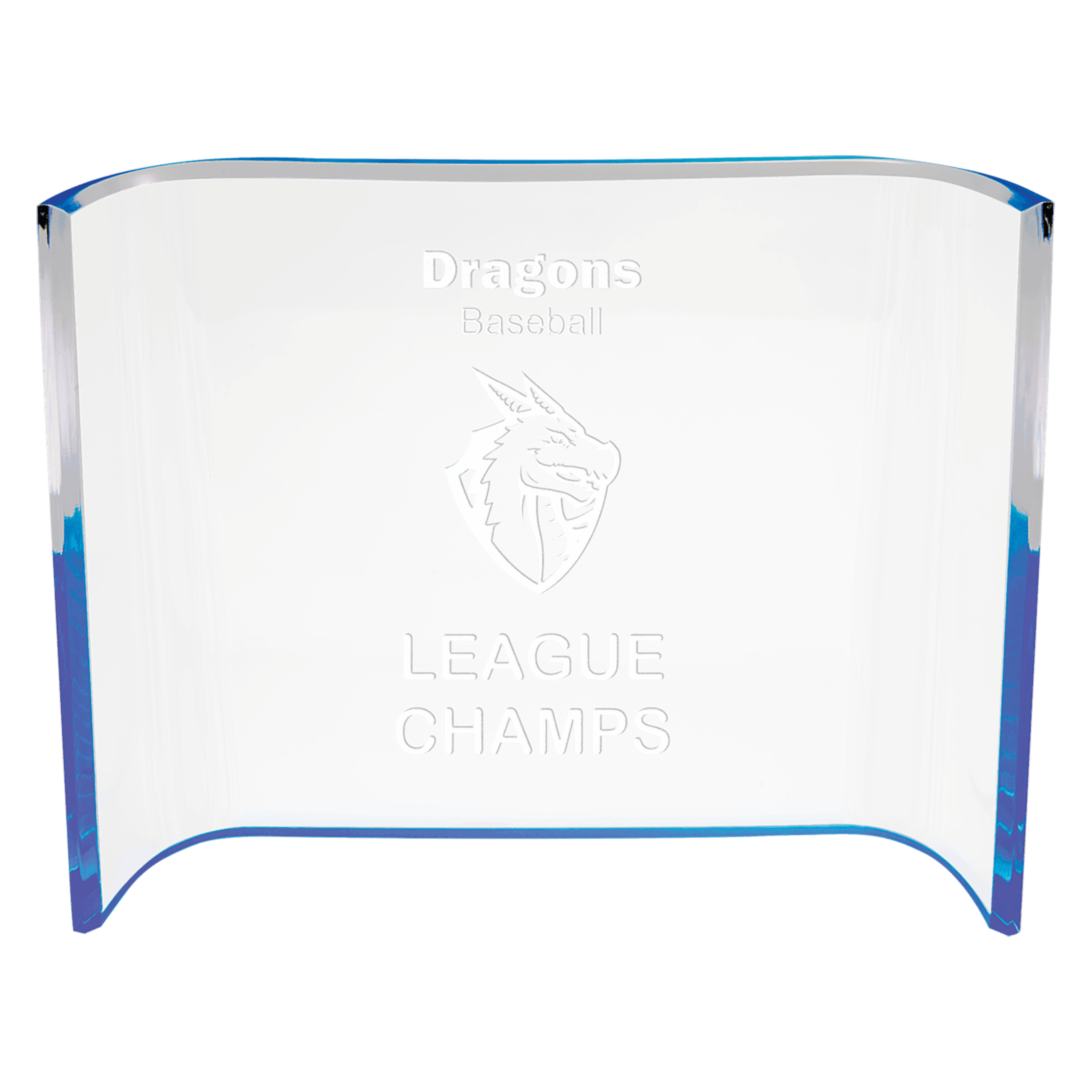 Acrylic Crescent Award