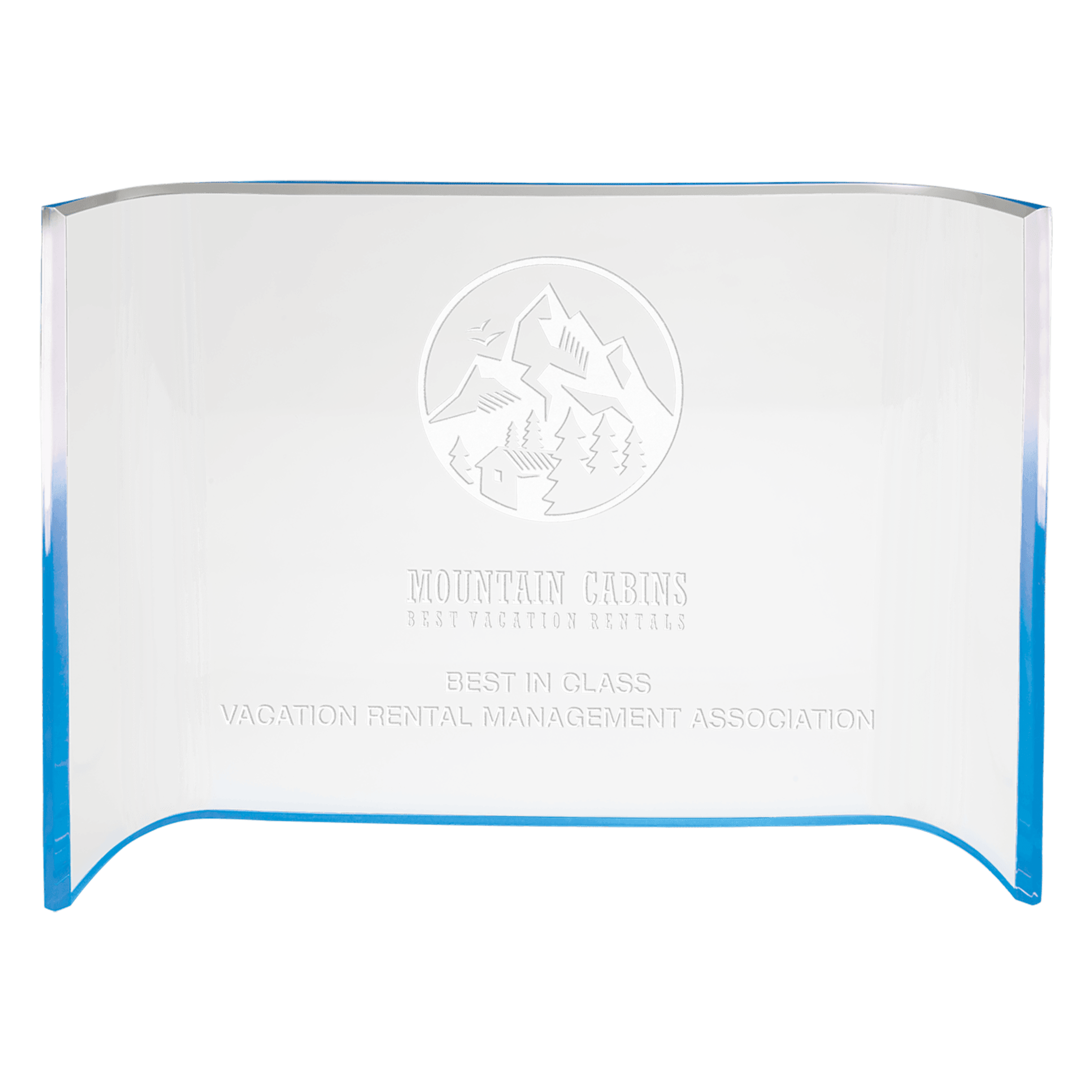 Acrylic Crescent Award