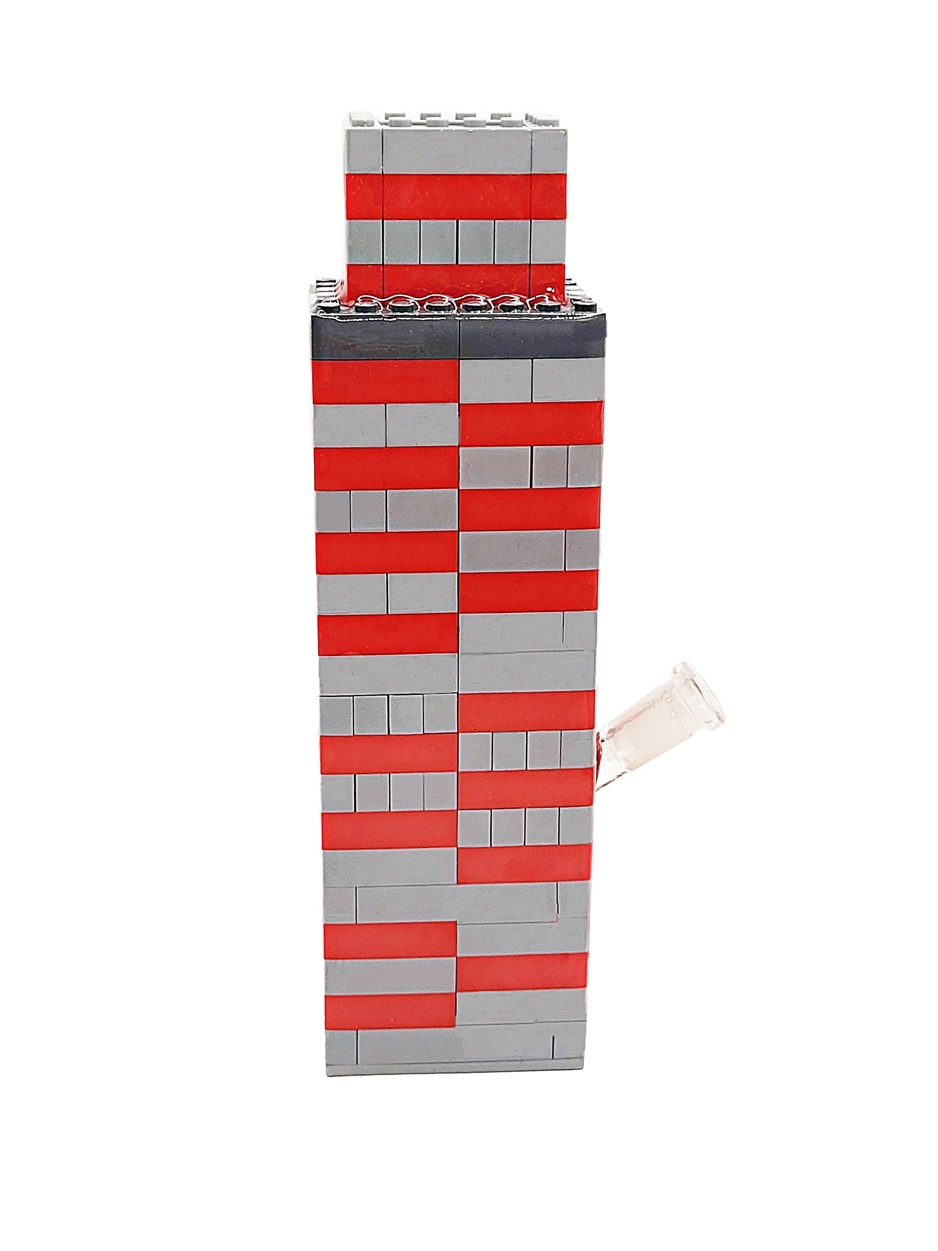 Red and Gray Tower