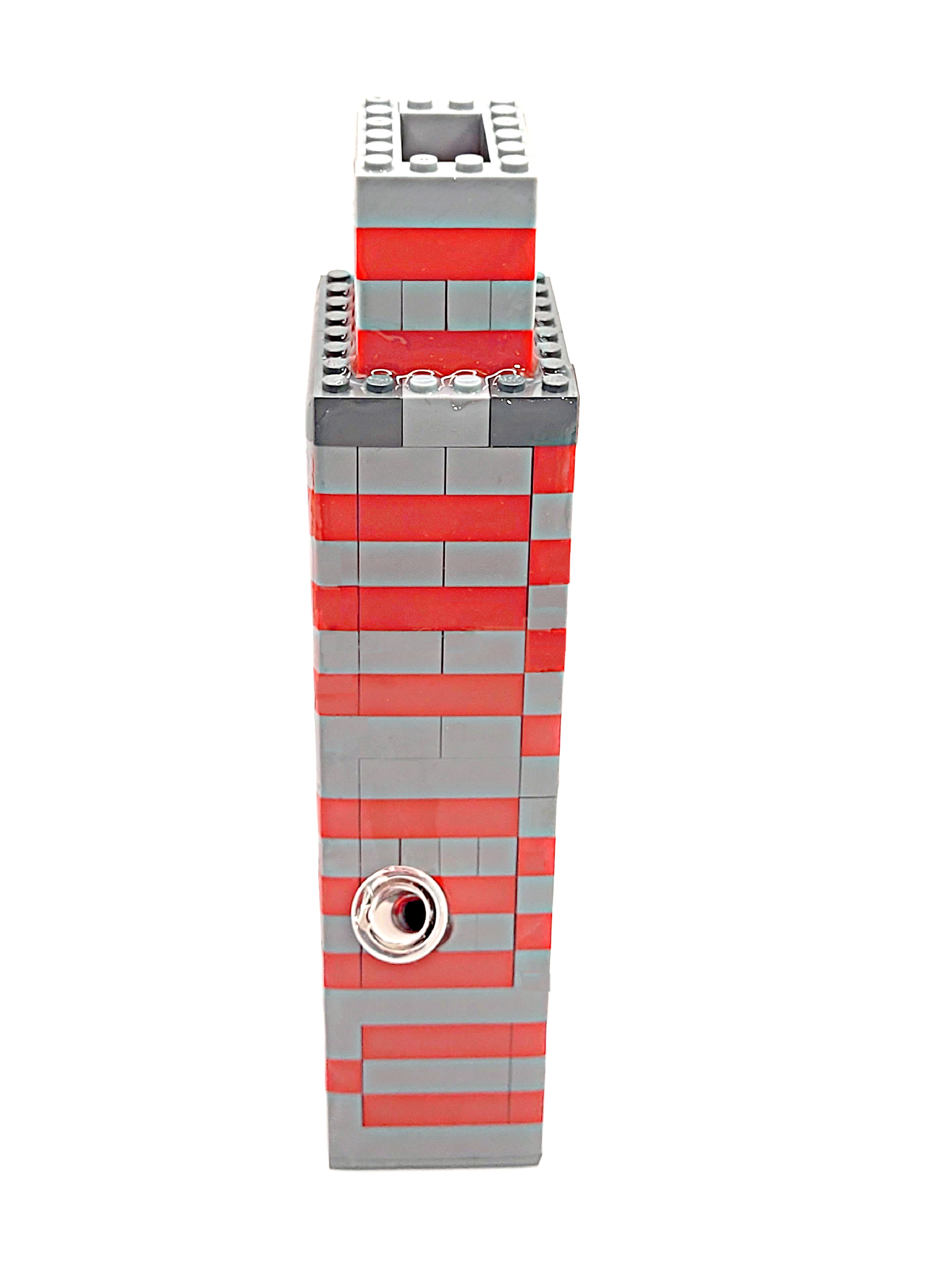 Red and Gray Tower