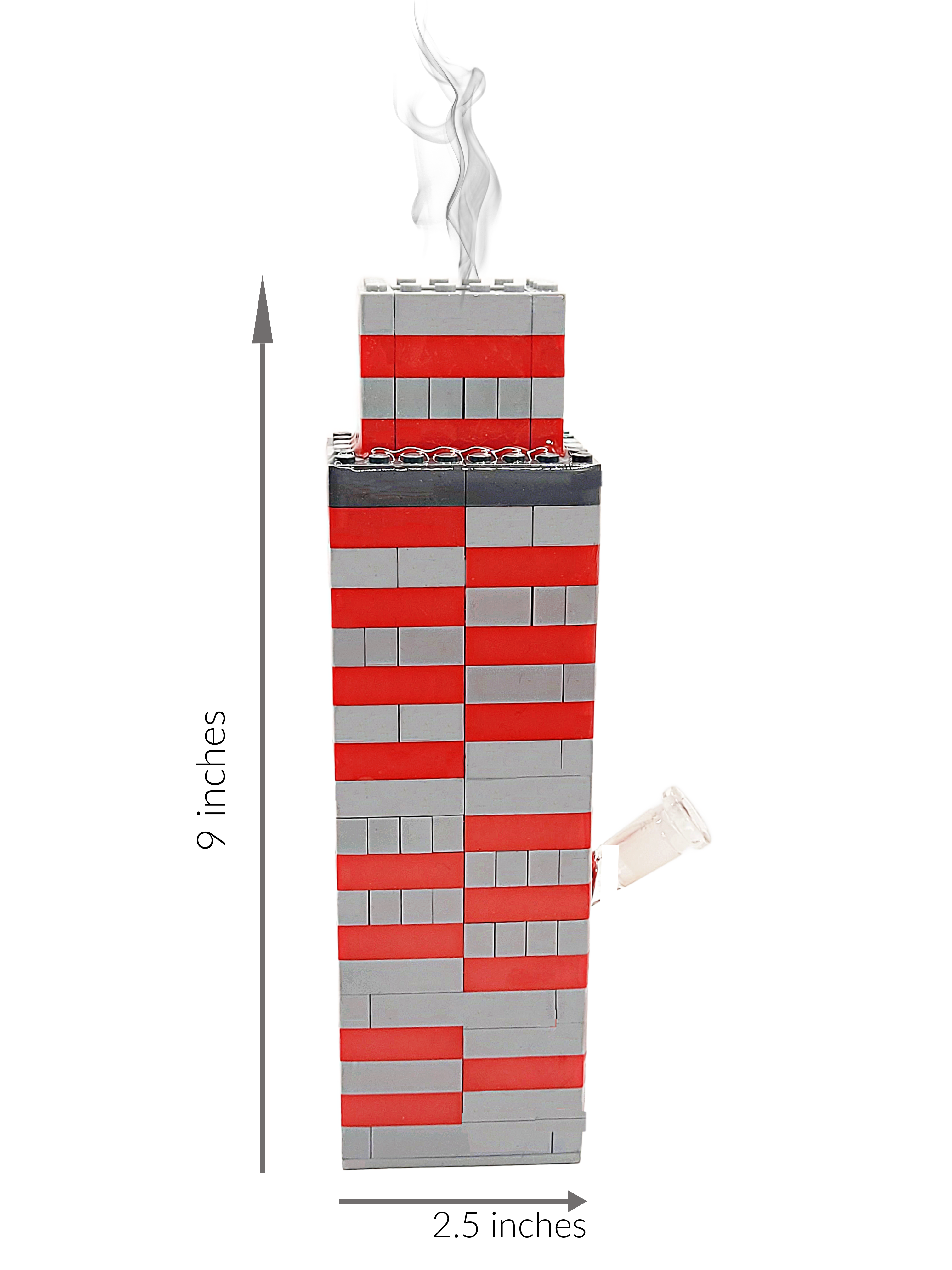 Red and Gray Tower