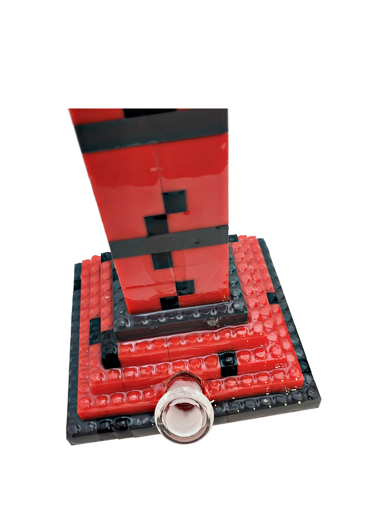 Red and Black Tower