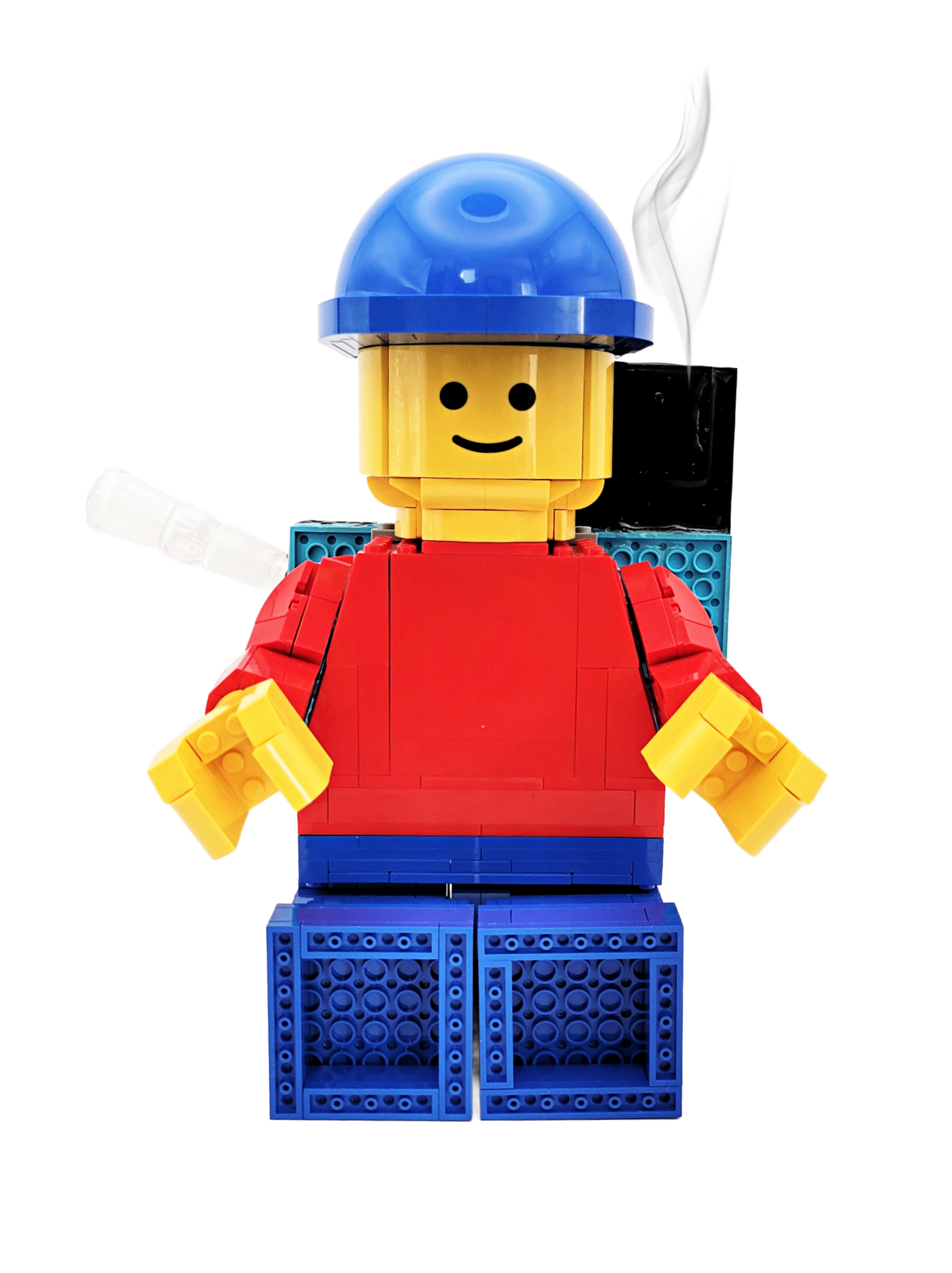 Lego Man w/Back Pack Pipe