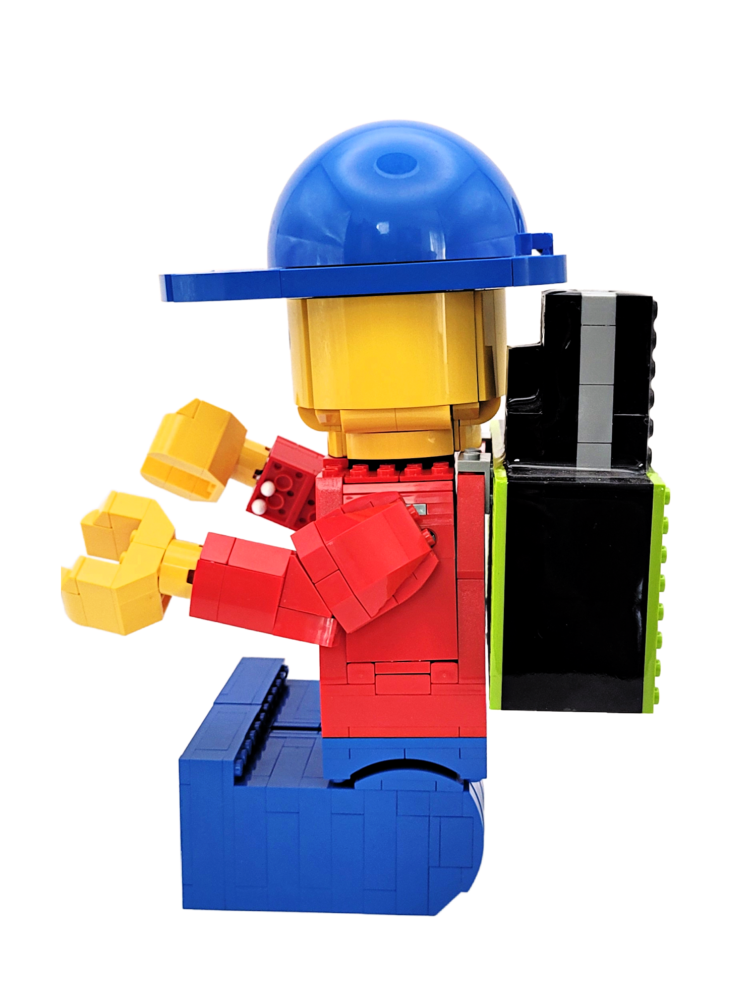 Lego Man w/Back Pack Pipe