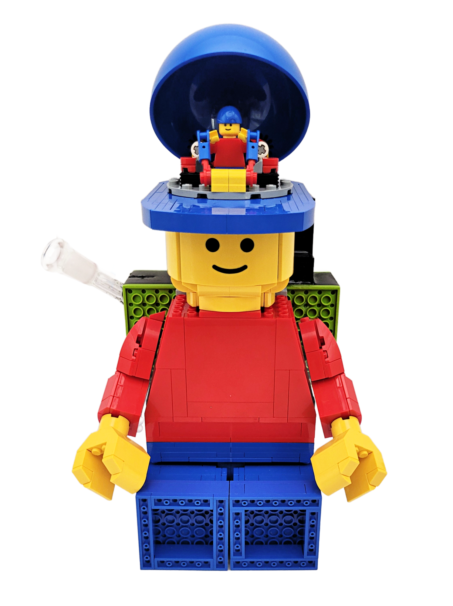 Lego Man w/Back Pack Pipe