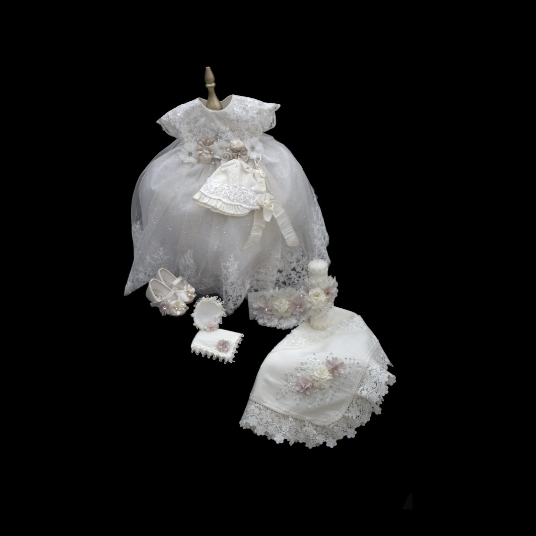 Vestido de bautizo para niña