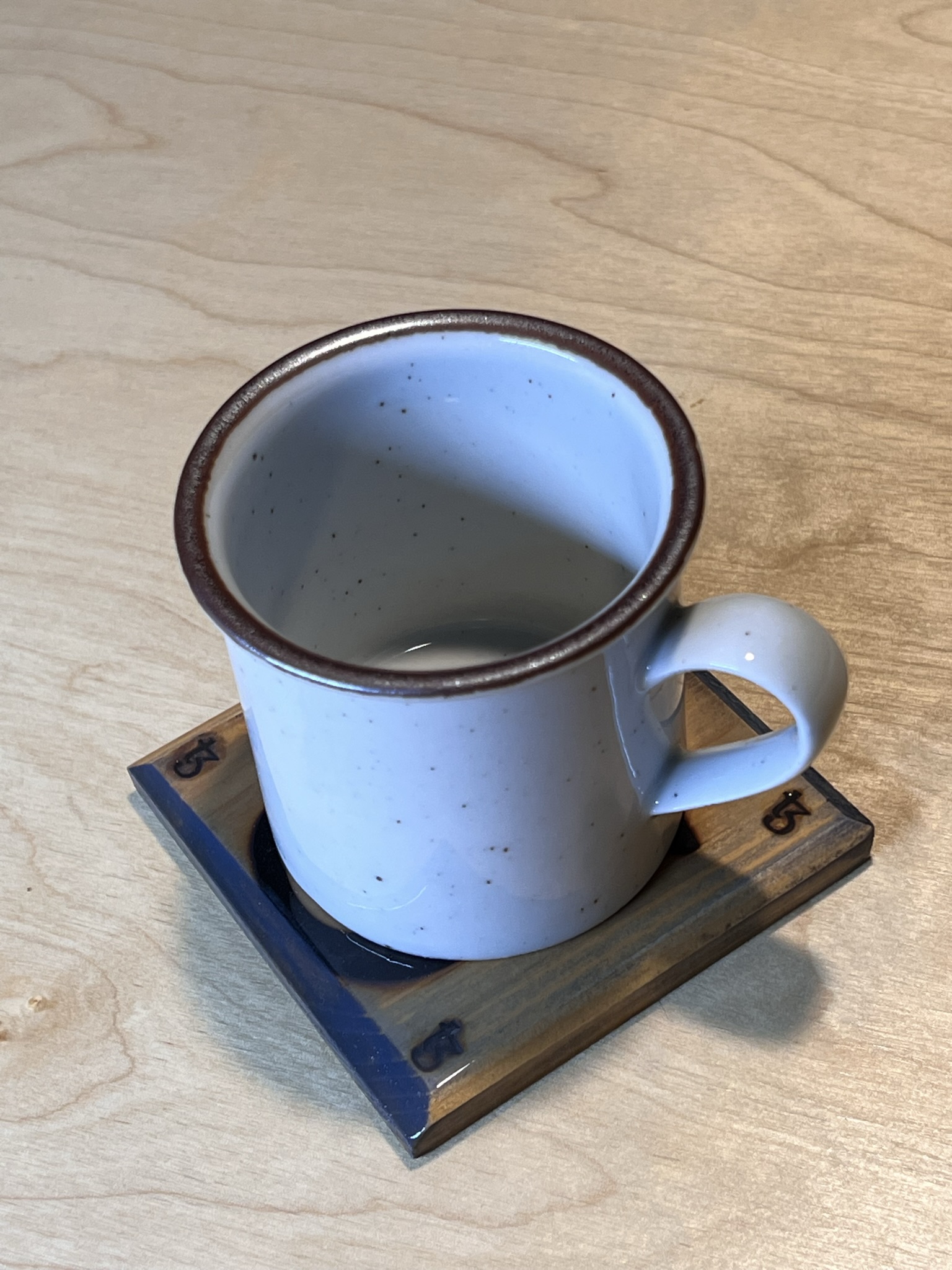 1/1 Wooden Tezos Coaster 4 pack  