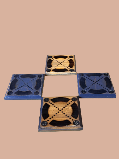 1/1 Wooden Elrond Coaster 4 pack