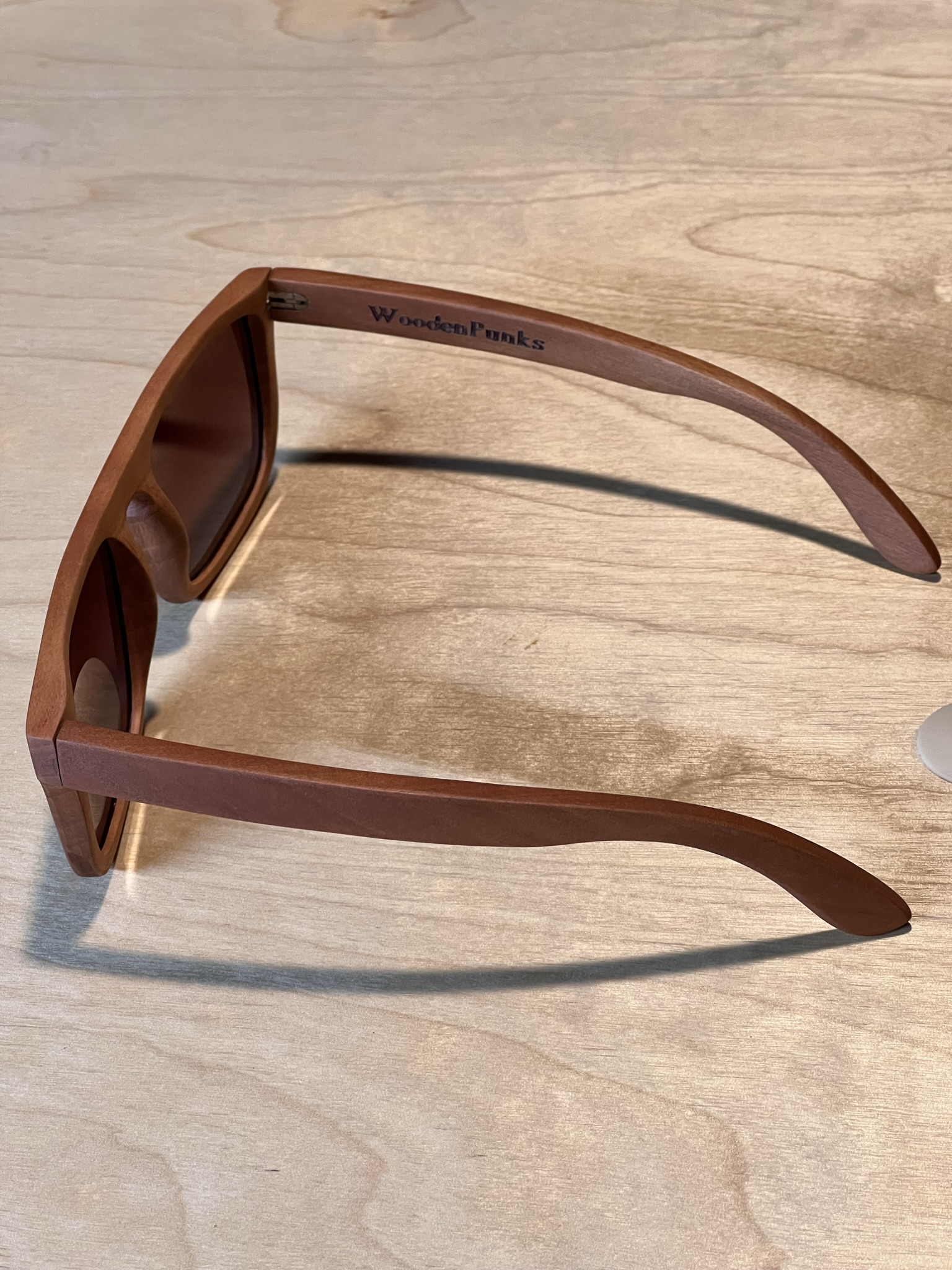 Cherry Wood Polarized Brown Lens Sunglasses
